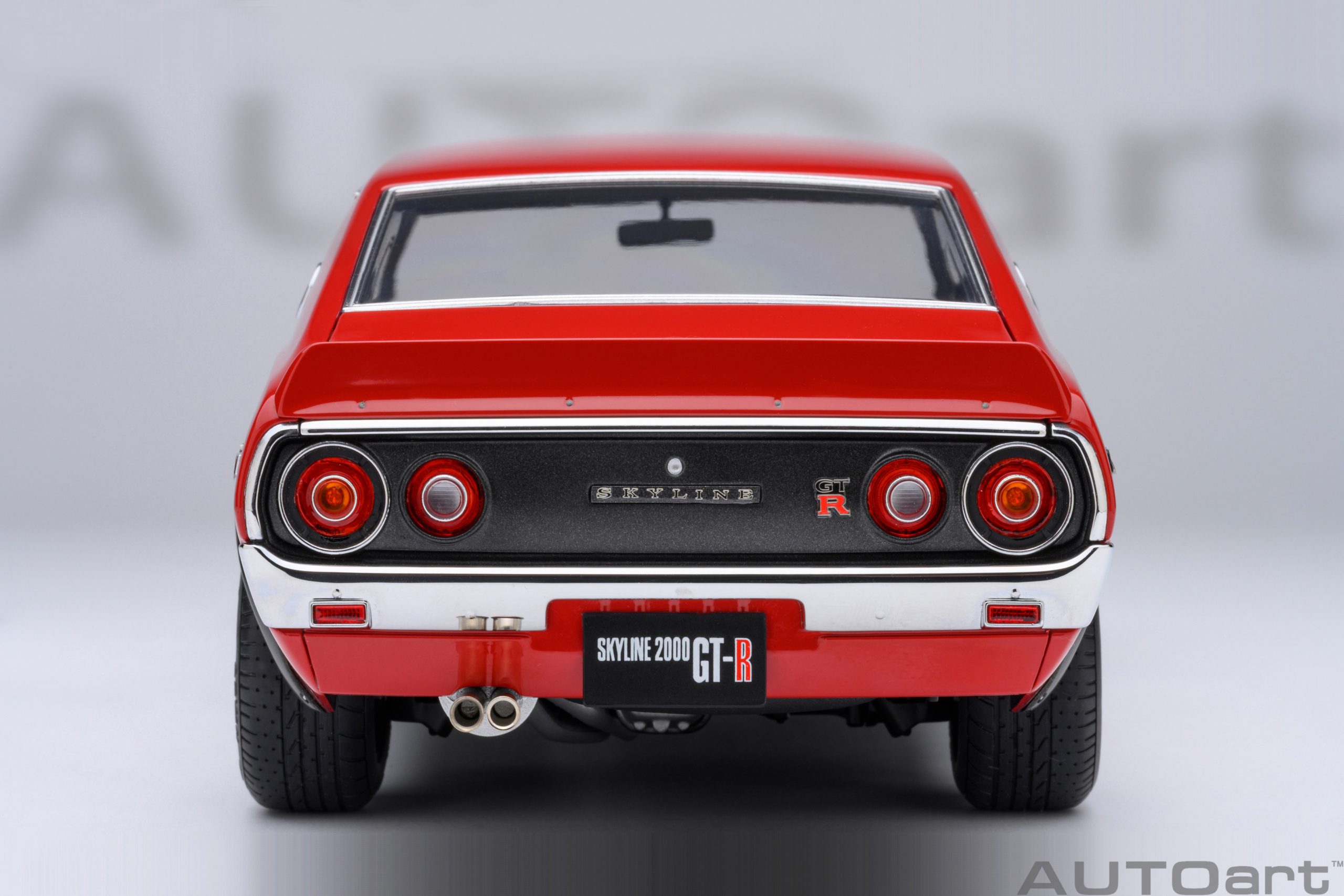AUTOart Nissan Skyline 2000 GT-R 1973 (KPGC110) Tuned Version 1:18 - Red - Imagen 6