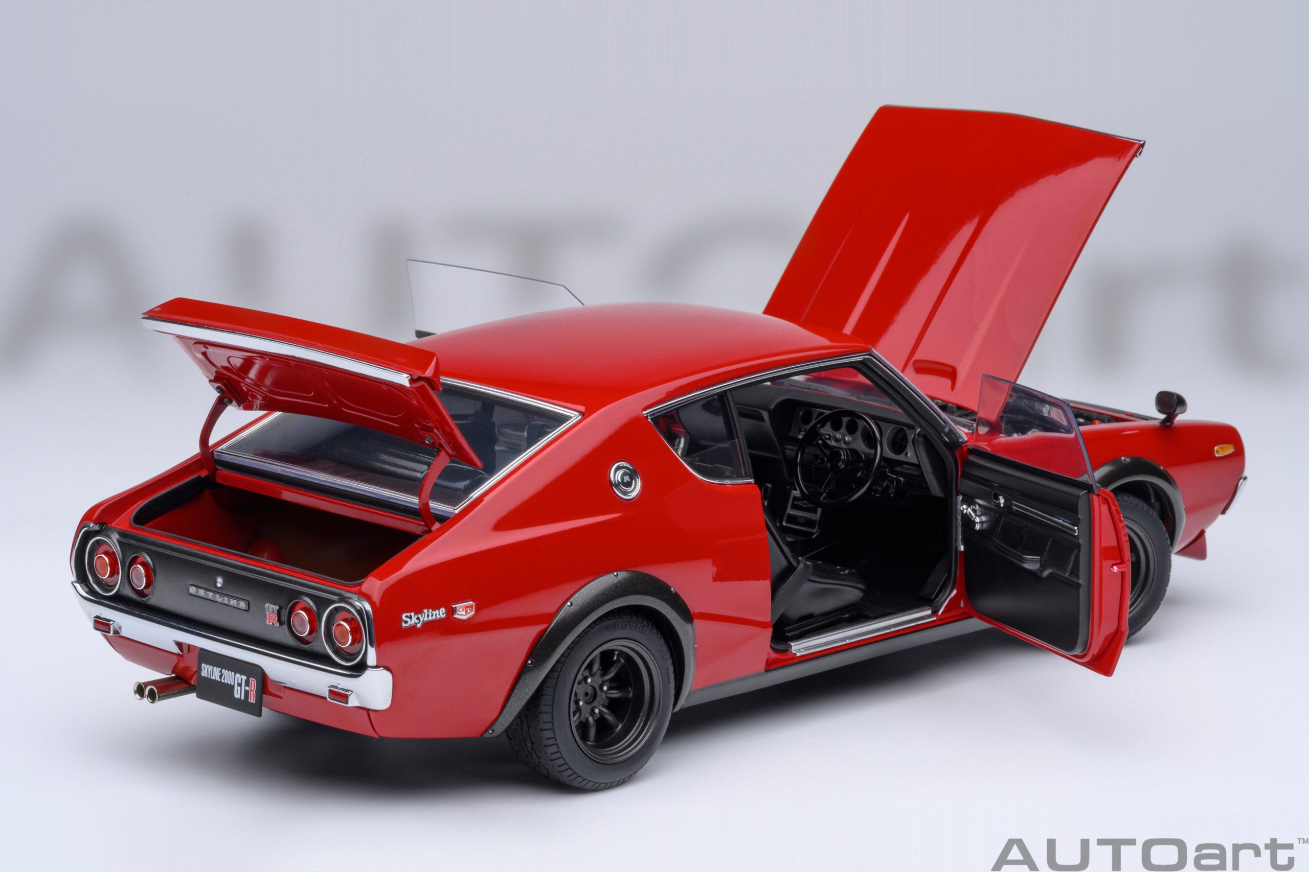 AUTOart Nissan Skyline 2000 GT-R 1973 (KPGC110) Tuned Version 1:18 - Red - Imagen 16
