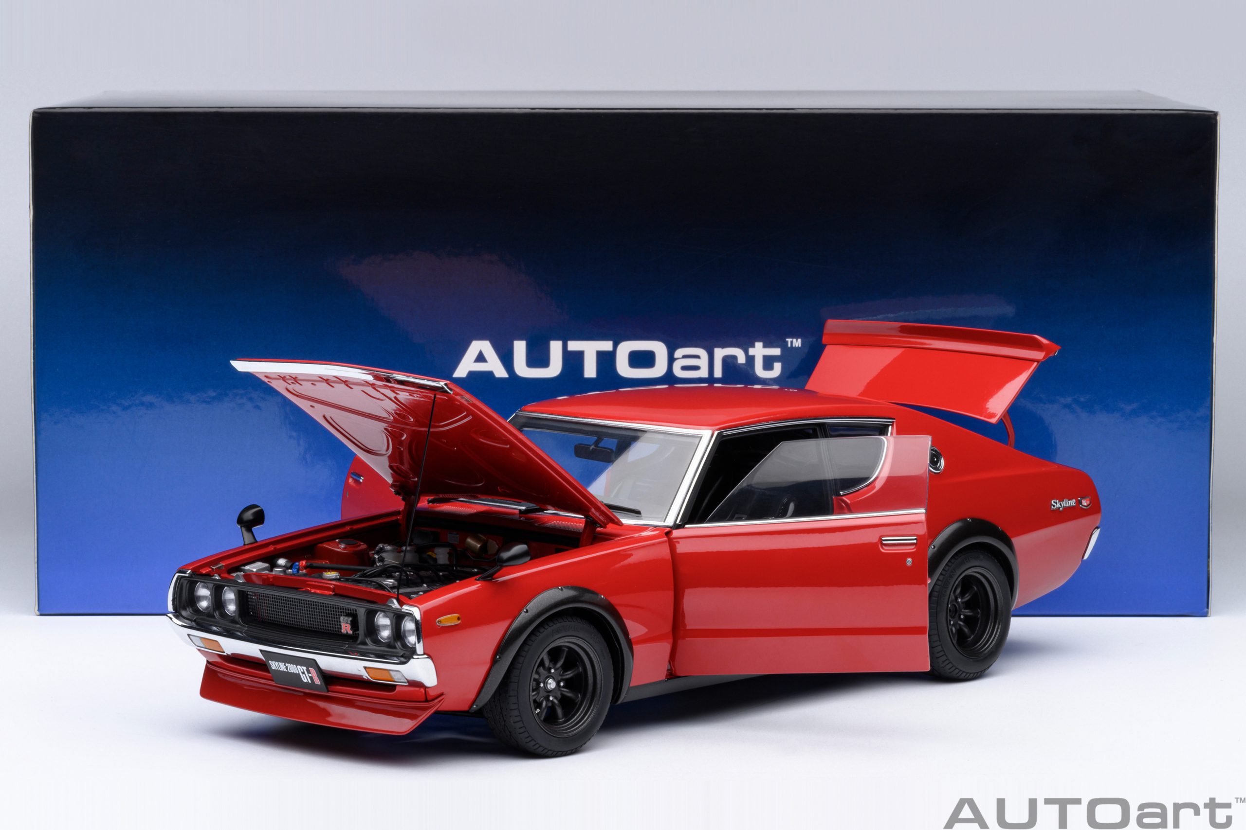 AUTOart Nissan Skyline 2000 GT-R 1973 (KPGC110) Tuned Version 1:18 - Red - Imagen 21