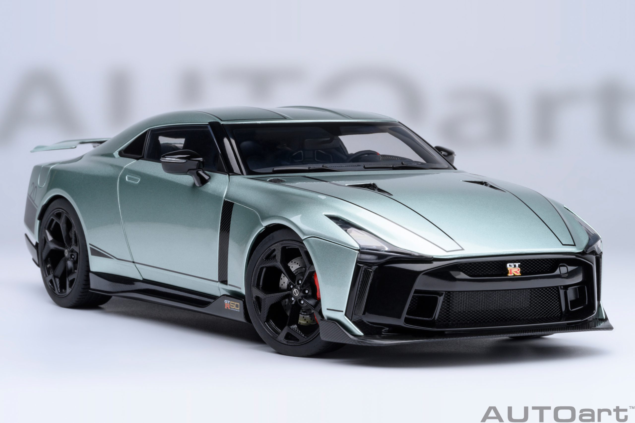 AUTOart Nissan GT-R50 by Italdesign 2020 1:18 - Metallic Green/Black - Imagen 21