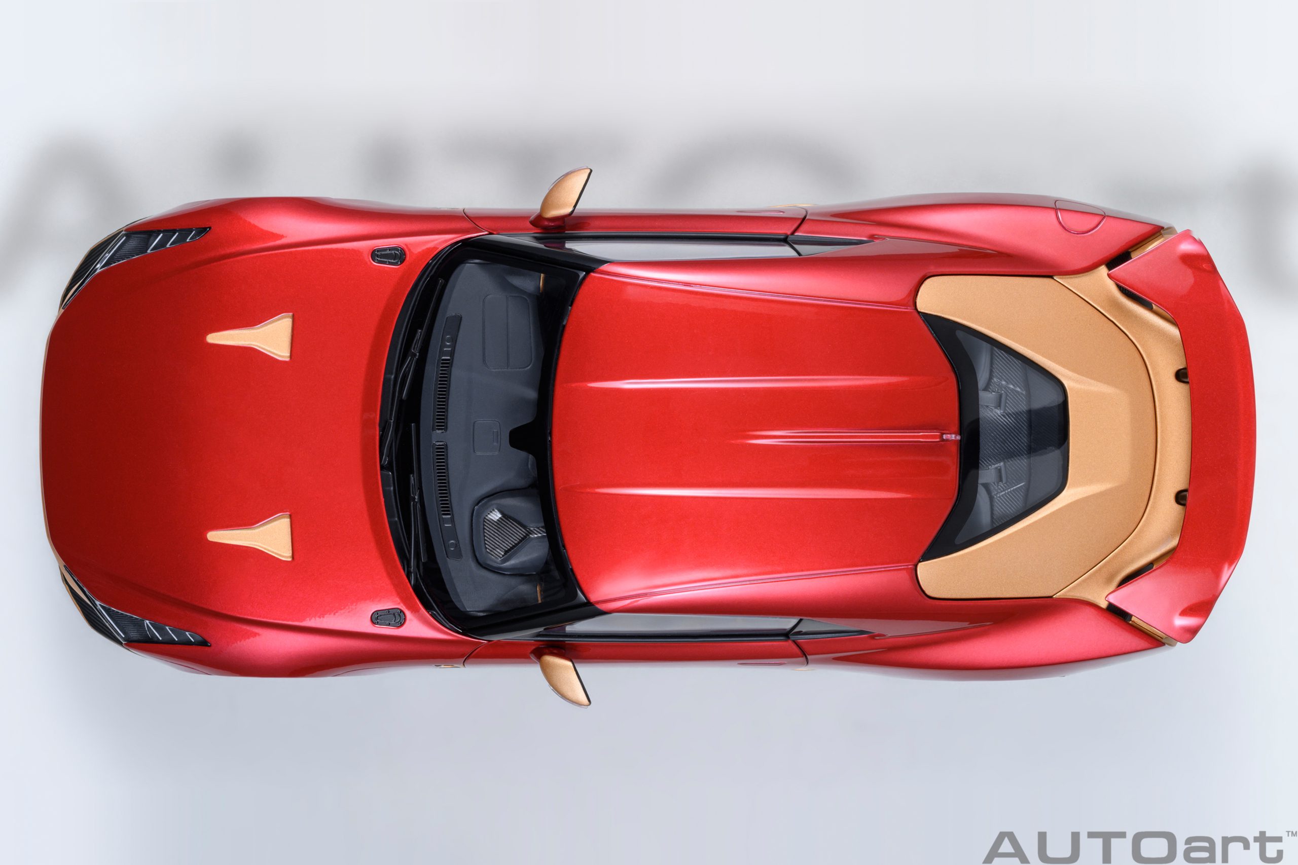 AUTOart Nissan GT-R50 by Italdesign 2020 1:18 - Metallic Red / Gold - Image 7