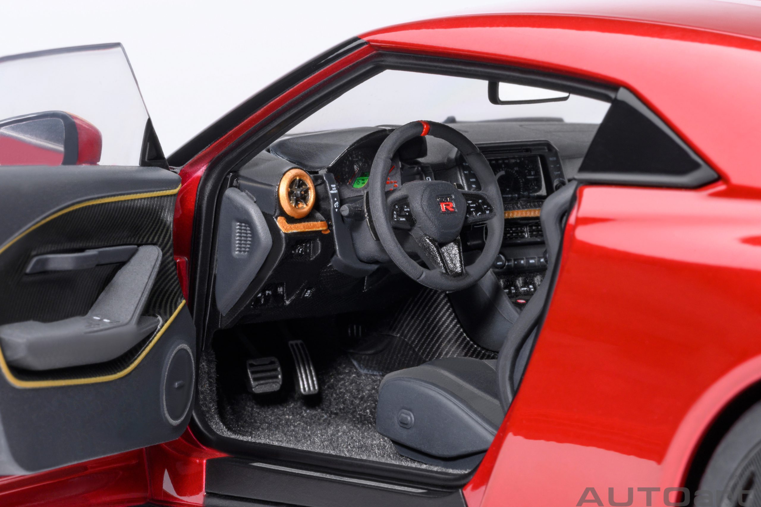 AUTOart Nissan GT-R50 by Italdesign 2020 1:18 - Metallic Red / Gold - Image 9
