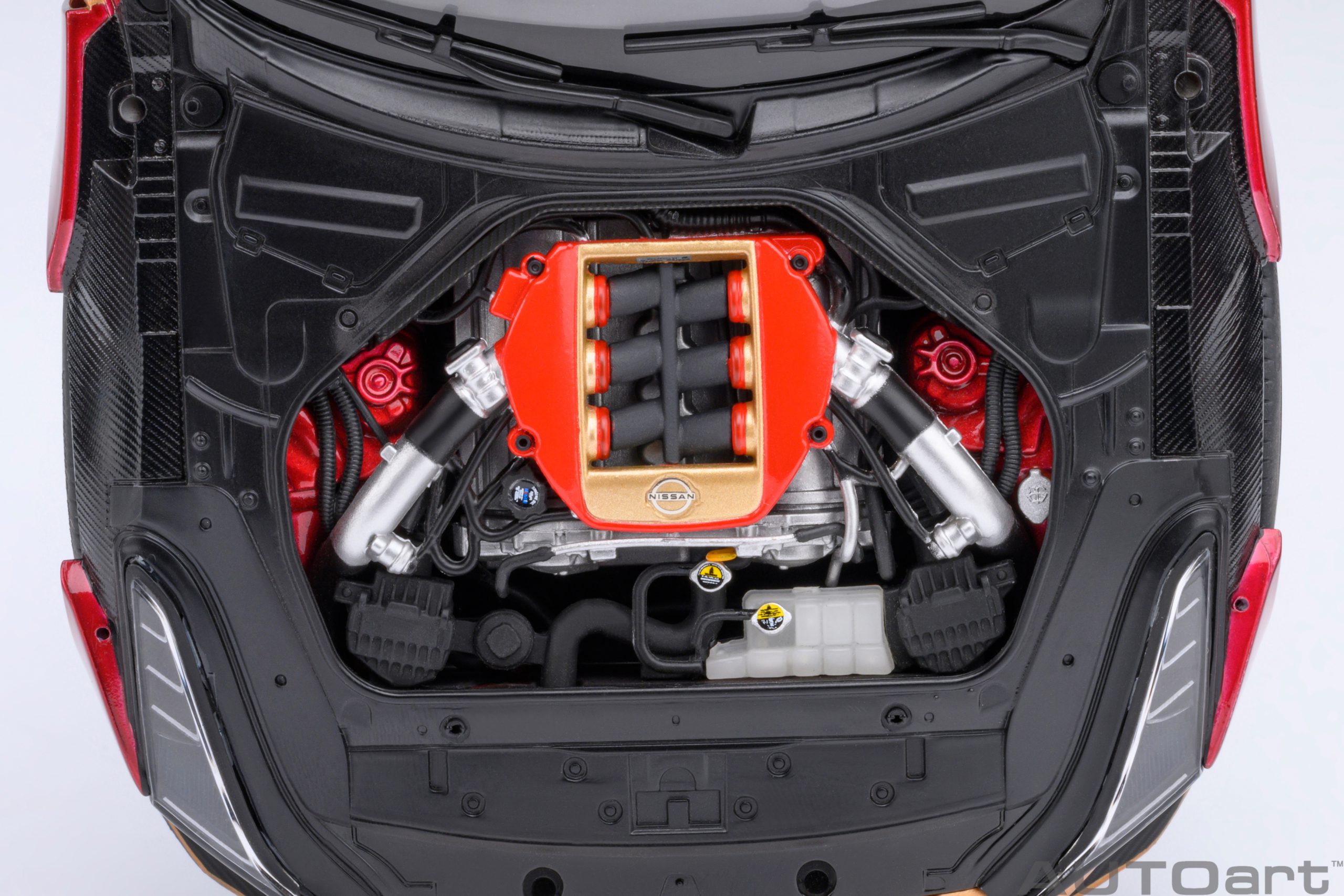 AUTOart Nissan GT-R50 by Italdesign 2020 1:18 - Metallic Red / Gold - Image 12