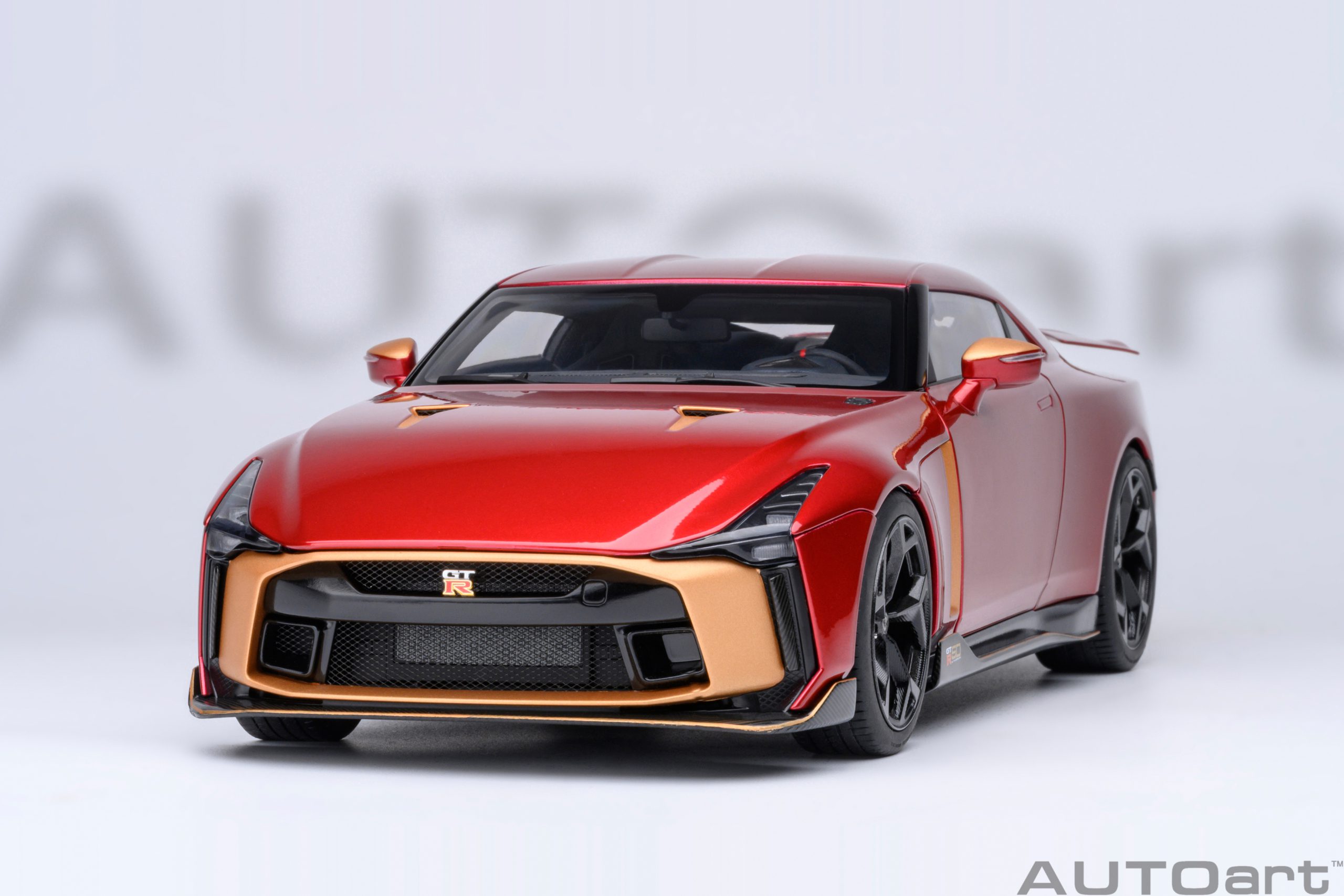 AUTOart Nissan GT-R50 by Italdesign 2020 1:18 - Metallic Red / Gold - Image 22