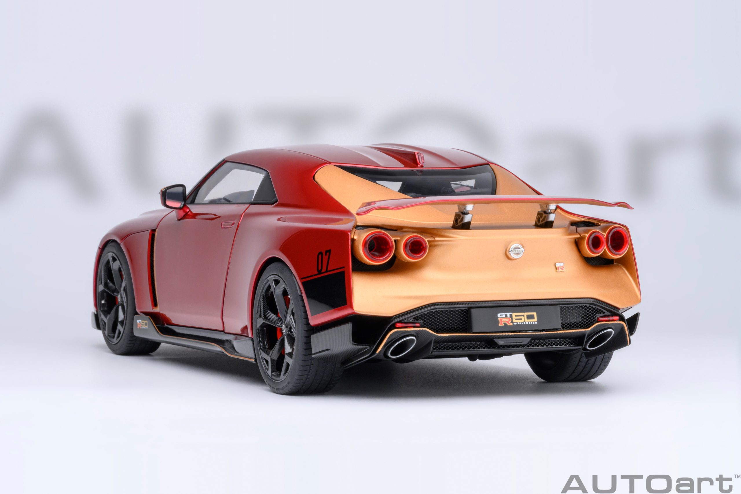 AUTOart Nissan GT-R50 by Italdesign 2020 1:18 - Metallic Red / Gold - Image 23