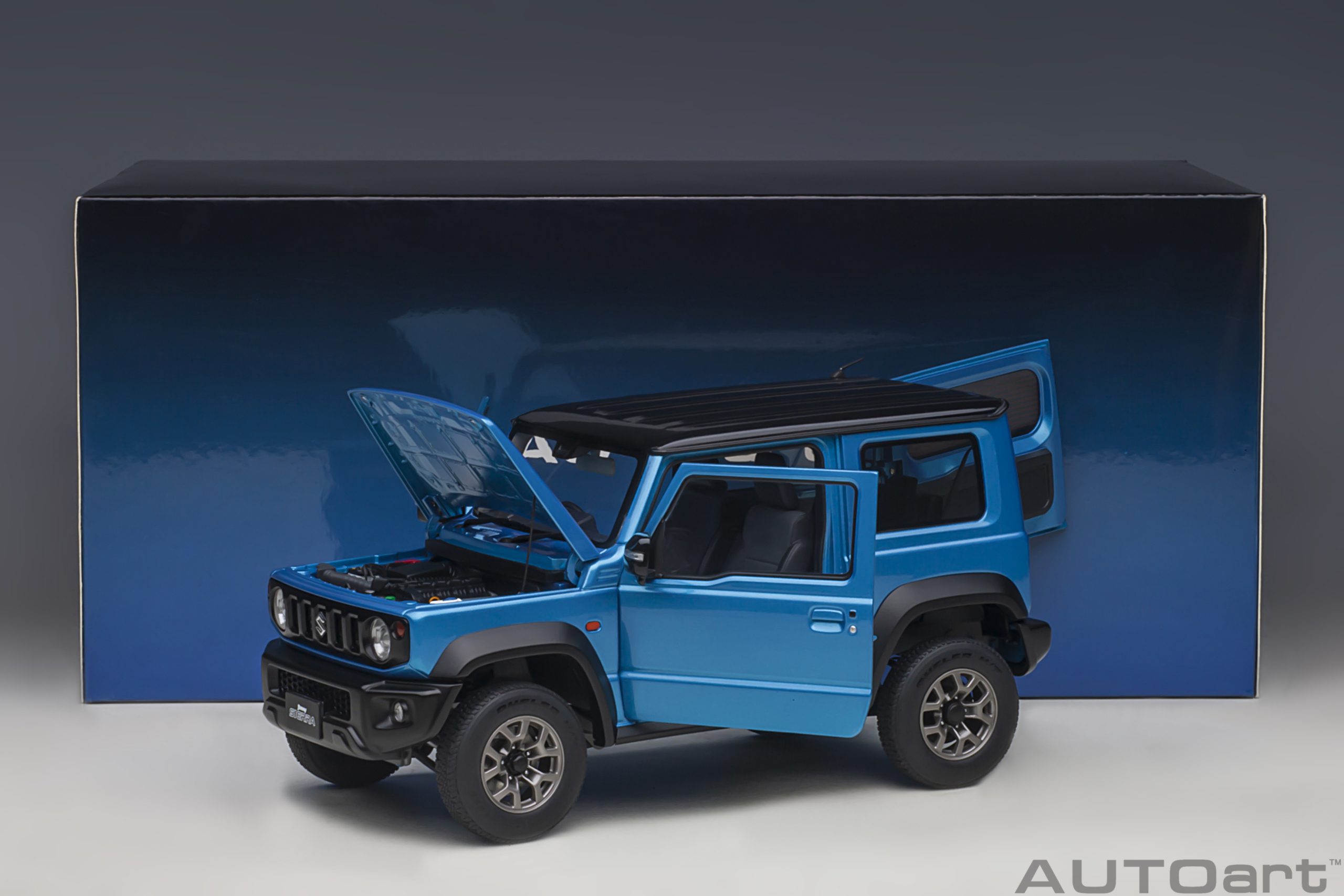 AUTOart Suzuki Jimny (JB74) Sierra 1:18 - Brisk Blue - Image 18