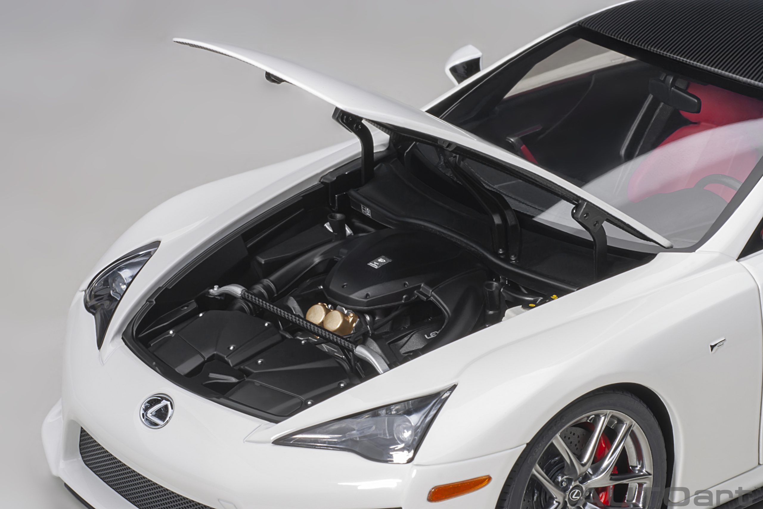 AUTOart Lexus LFA 2010 1:18 - Whitest White / Carbon Black - Imagen 11