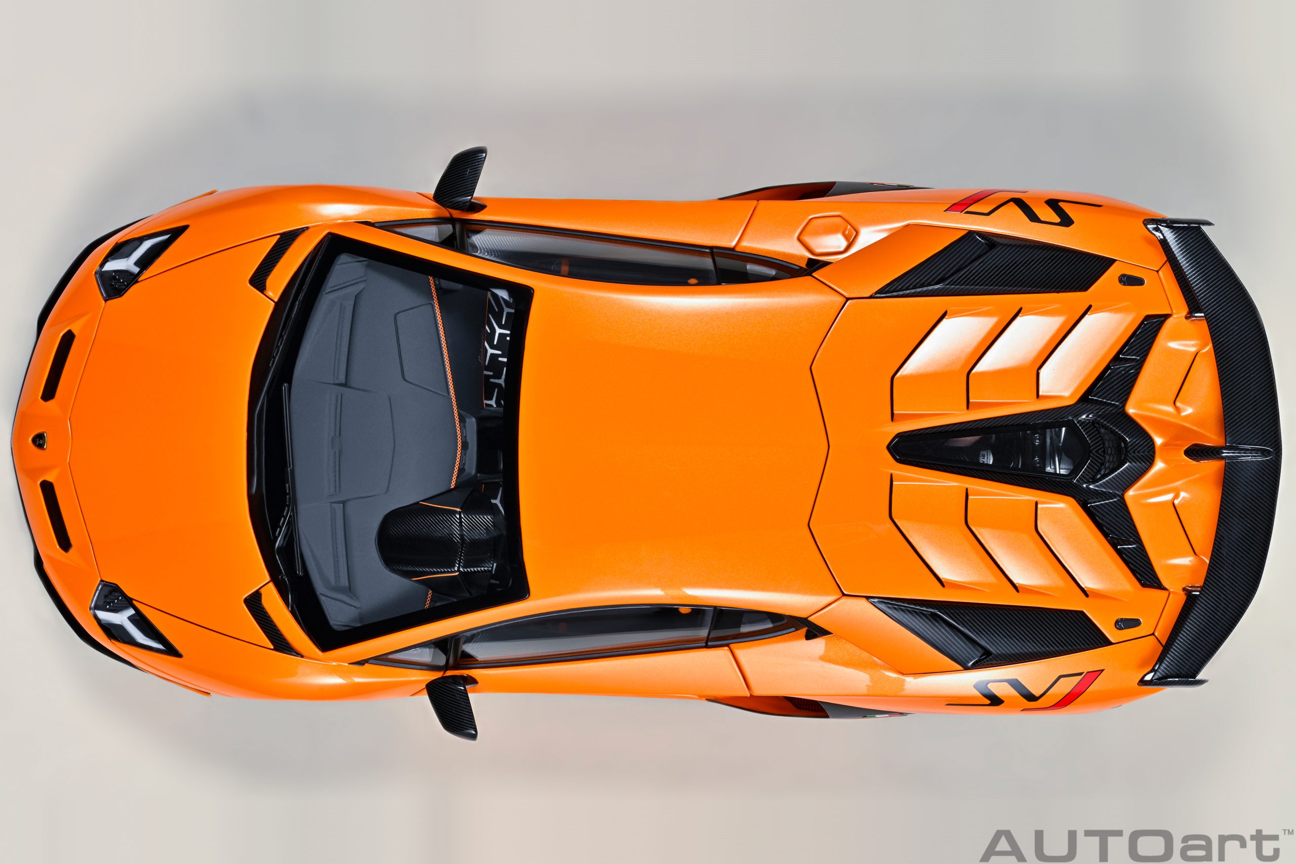AUTOart Lamborghini Aventador SVJ 2019 1:18 - Pearl Orange - Immagine 7
