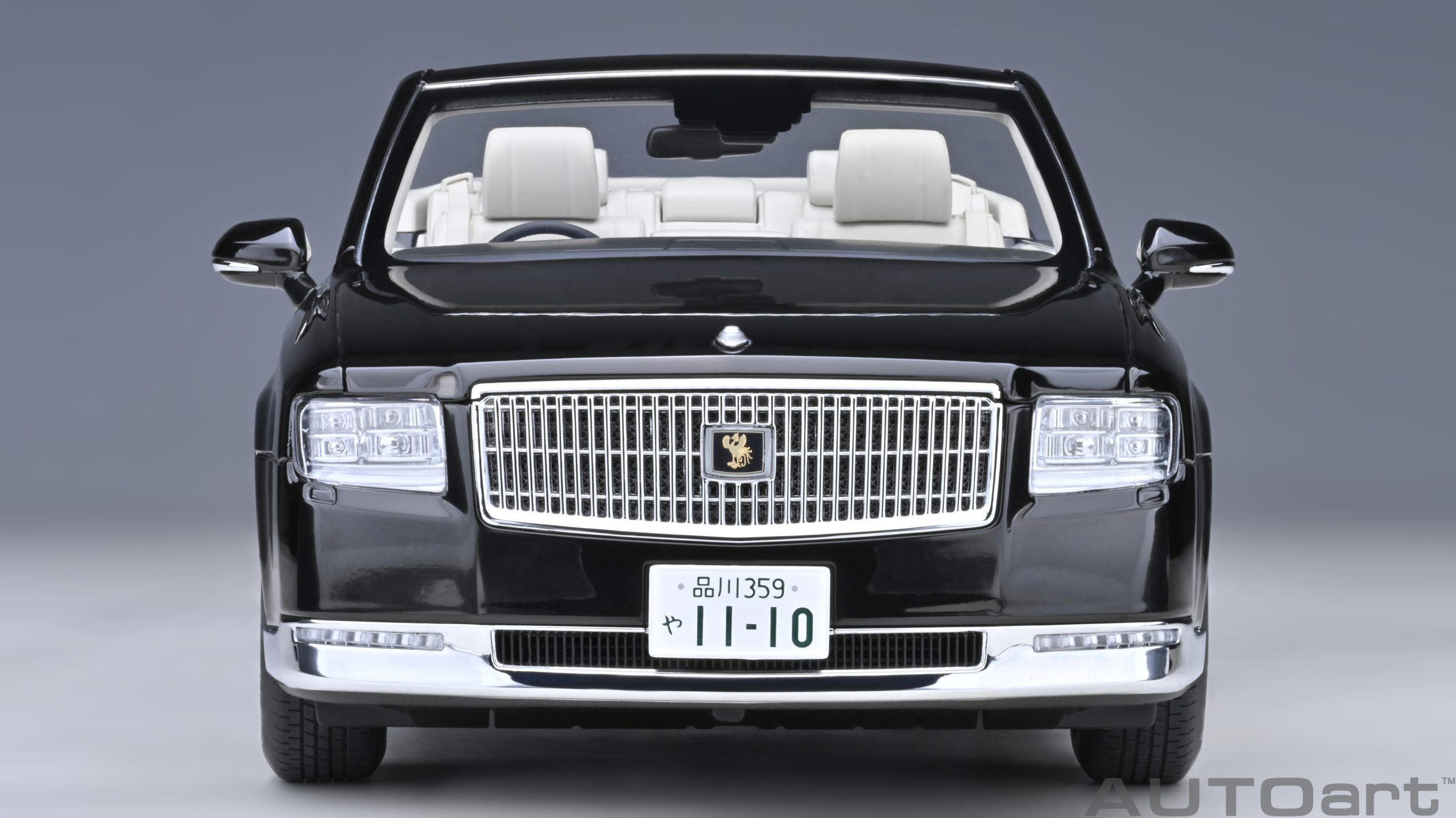AUTOart Toyota Century Open Car 2019 1:18 - Black - Imagen 5