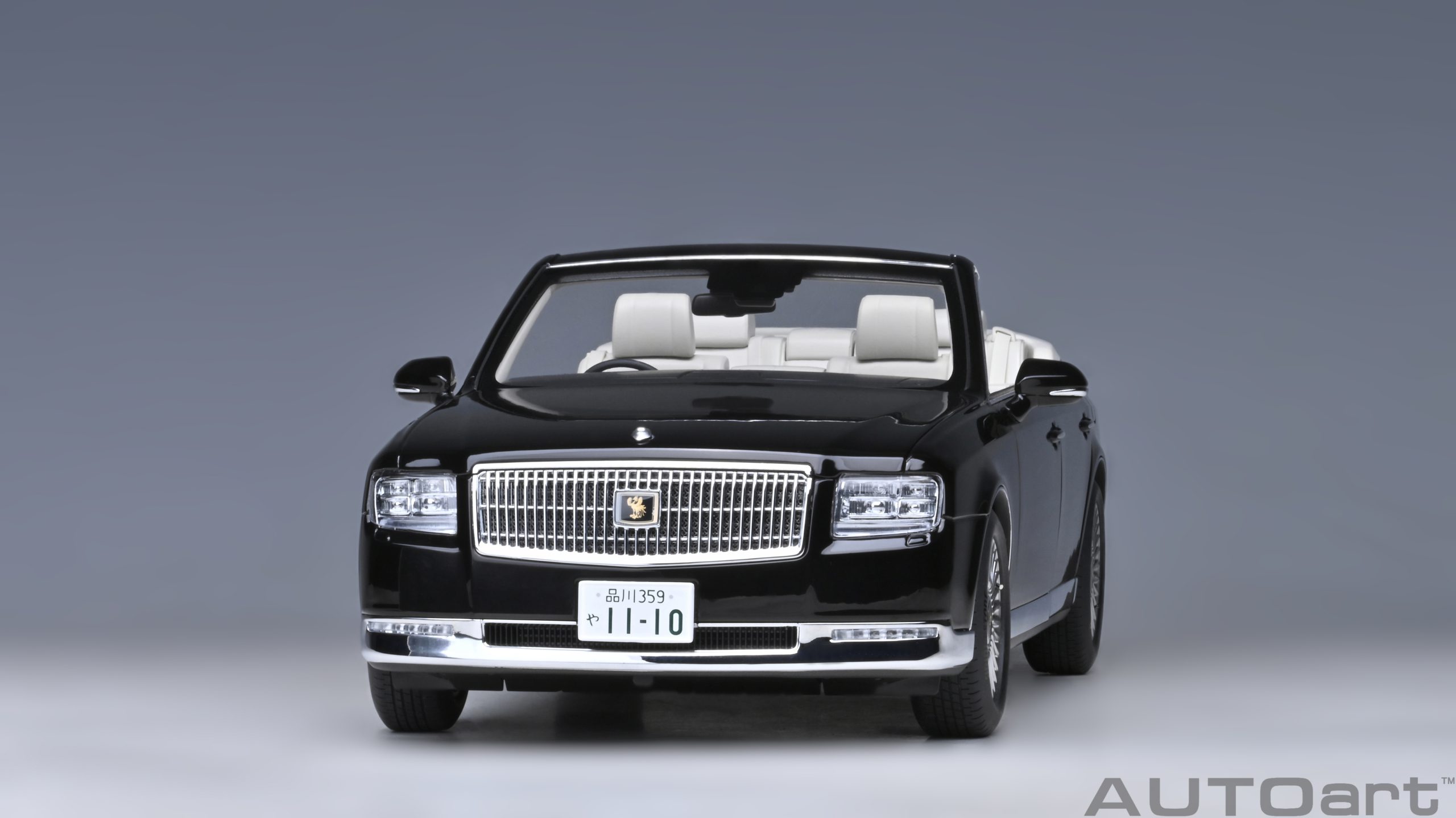 AUTOart Toyota Century Open Car 2019 1:18 - Black - Imagen 16