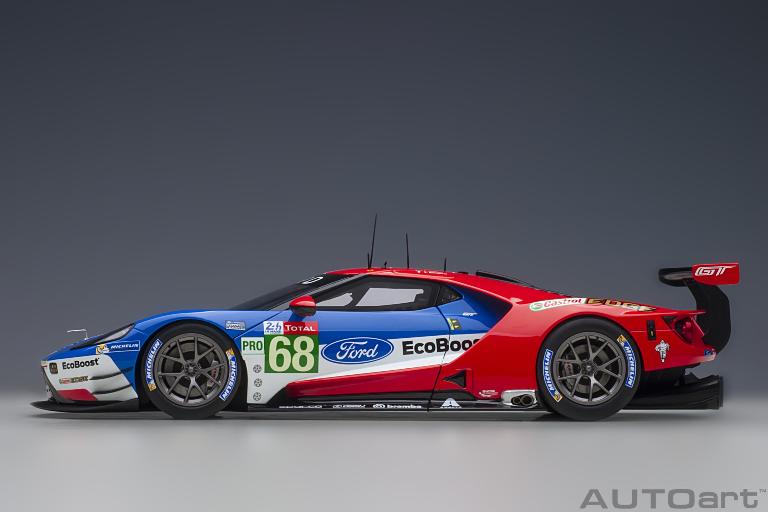 AUTOart Ford GT LM 2019 Hand/Müller/Bourdais #68 1:18 - Image 3