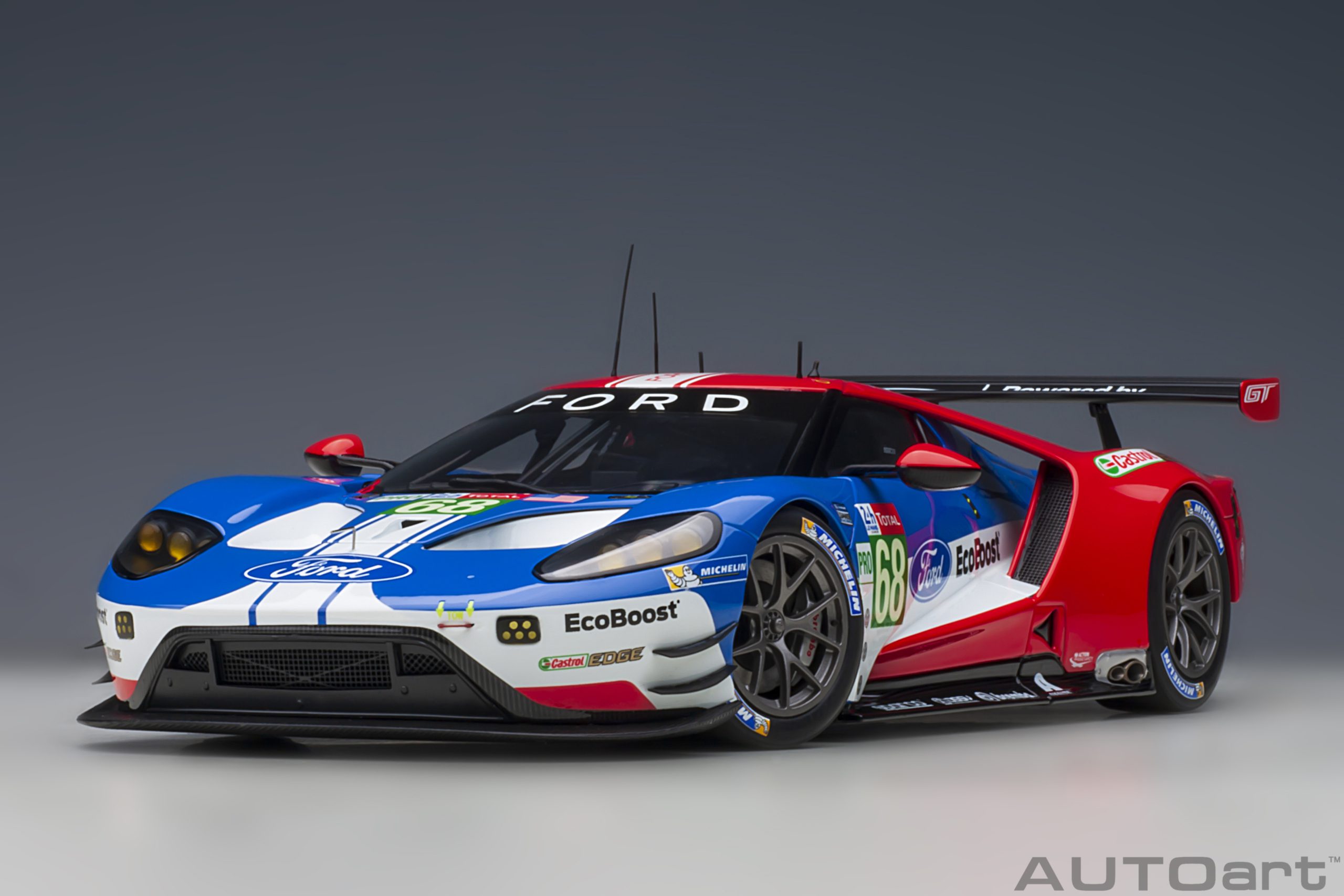 AUTOart Ford GT LM 2019 Hand/Müller/Bourdais #68 1:18 - Image 15