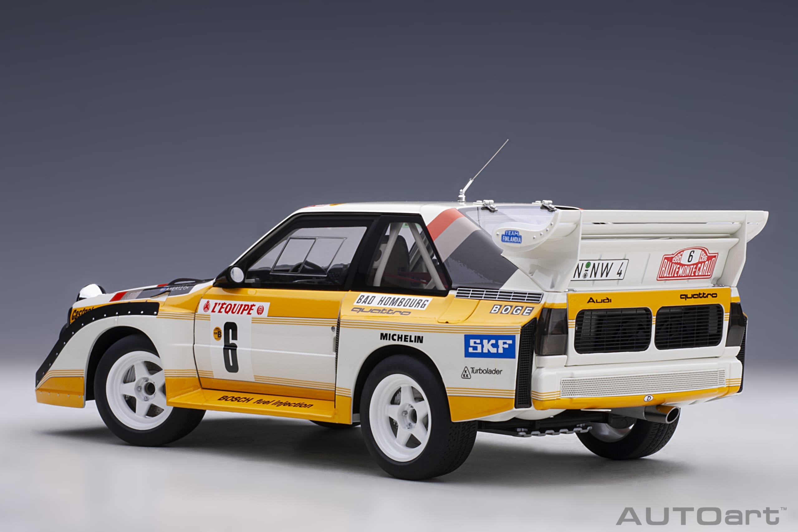 AUTOart Audi Sport Quattro S1 #6 Rally Monte Carlo 1986 1:18 - Image 2