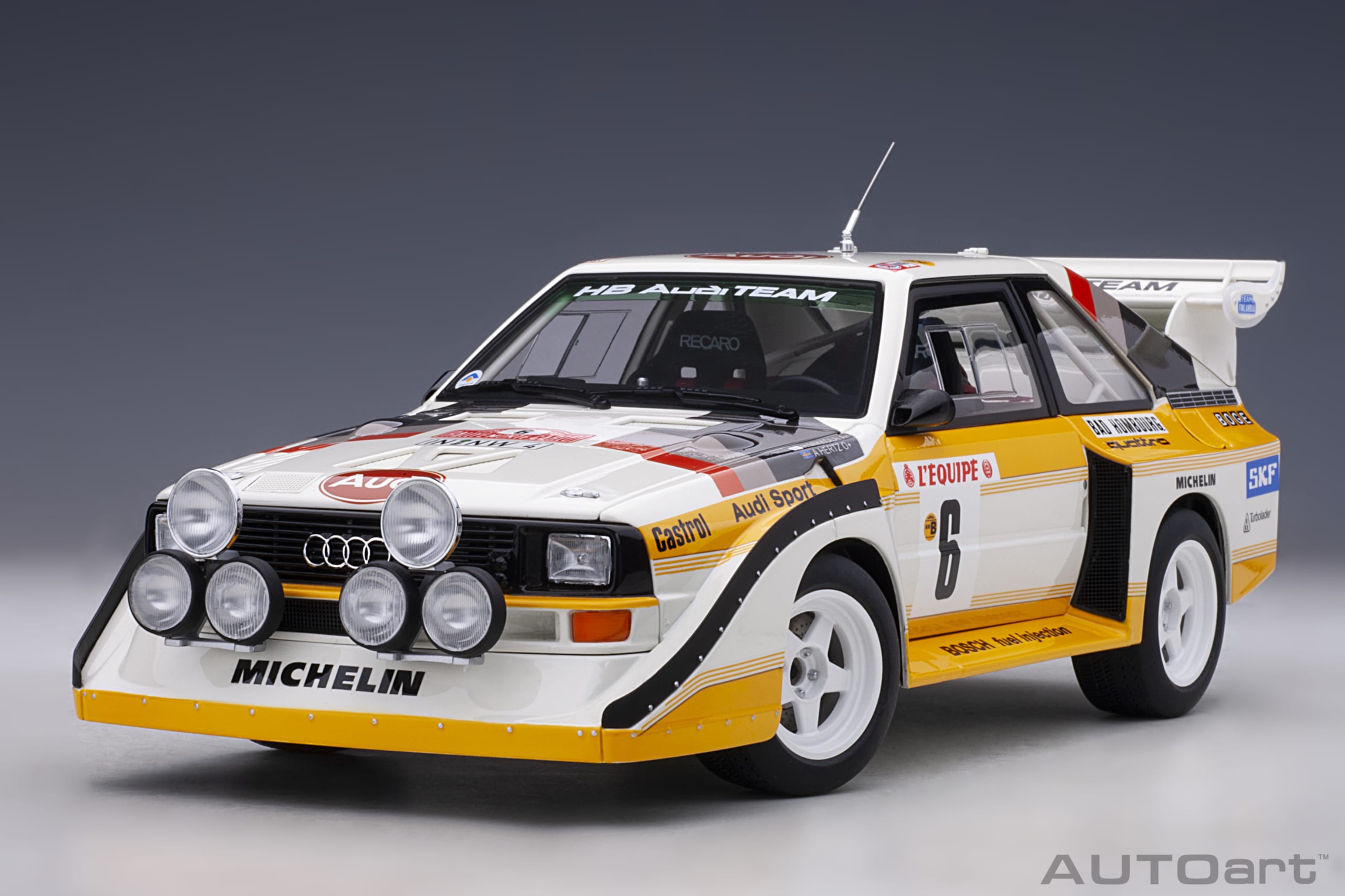 AUTOart Audi Sport Quattro S1 #6 Rally Monte Carlo 1986 1:18 - Image 15
