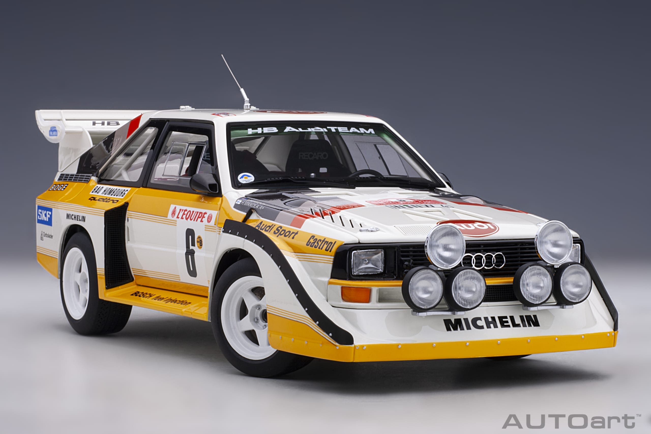 AUTOart Audi Sport Quattro S1 #6 Rally Monte Carlo 1986 1:18 - Image 16