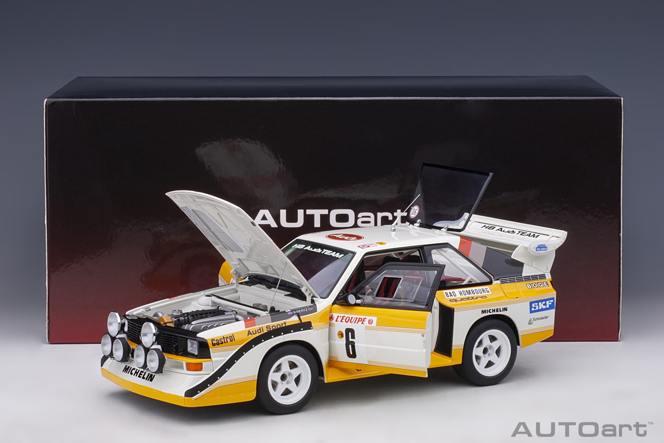 AUTOart Audi Sport Quattro S1 #6 Rally Monte Carlo 1986 1:18 - Image 19