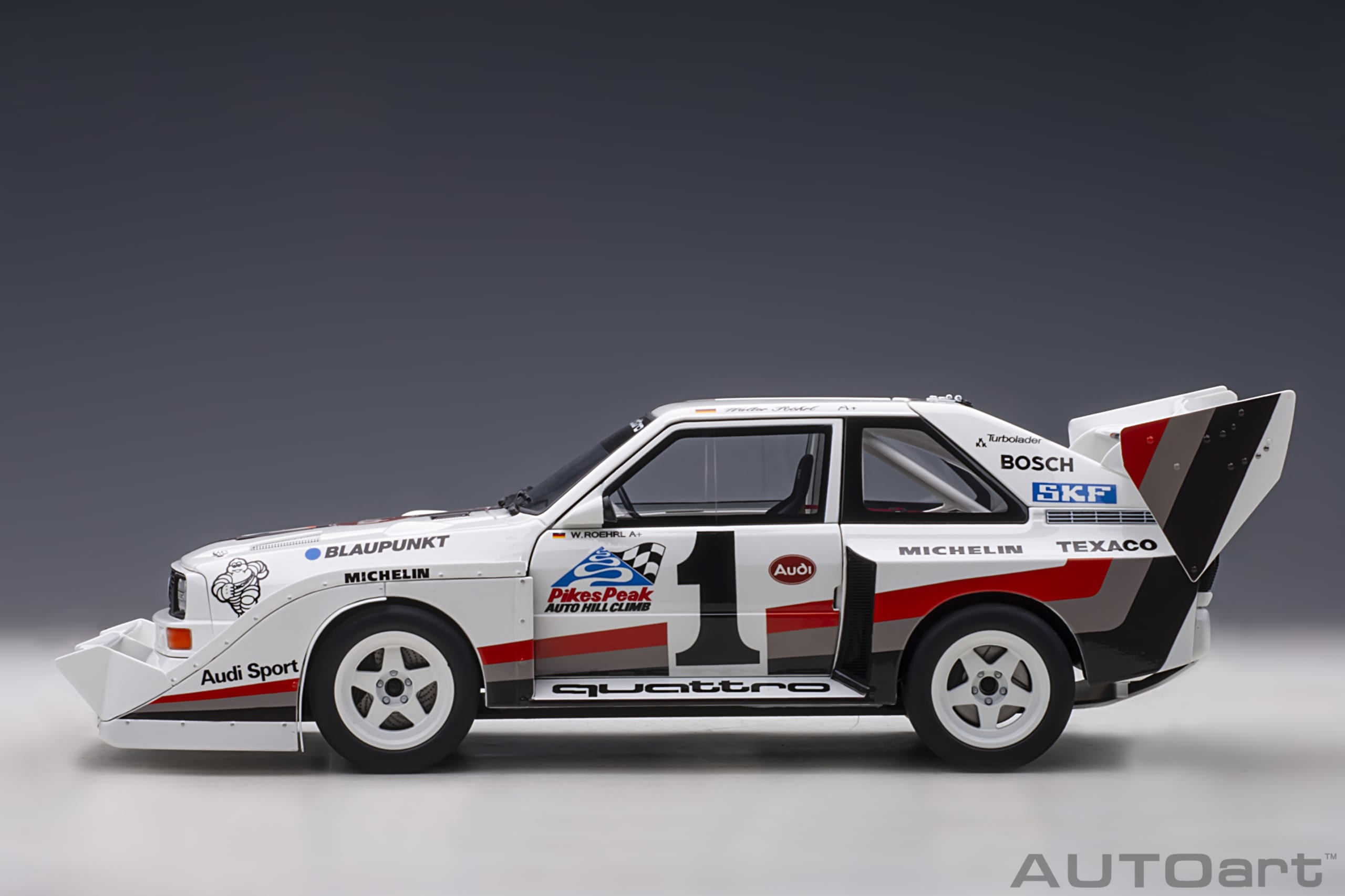 AUTOart Audi Sport quattro S1 Pikes Peak 1987 Röhrl #1 (Winner) 1:18 - Image 3