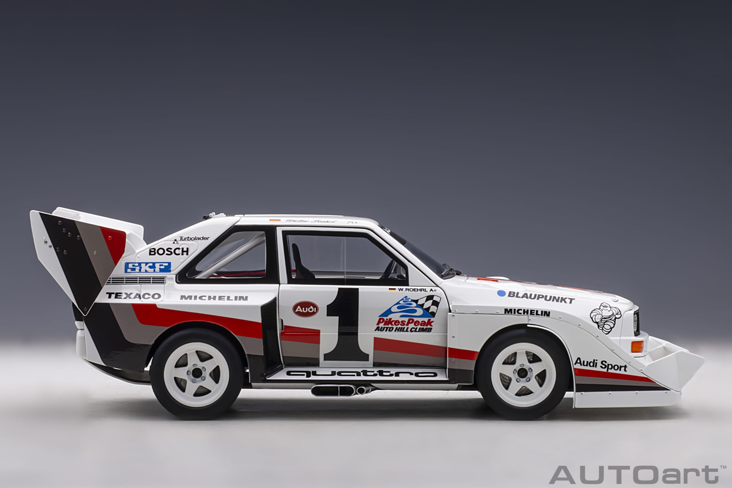 AUTOart Audi Sport quattro S1 Pikes Peak 1987 Röhrl #1 (Winner) 1:18 - Image 4
