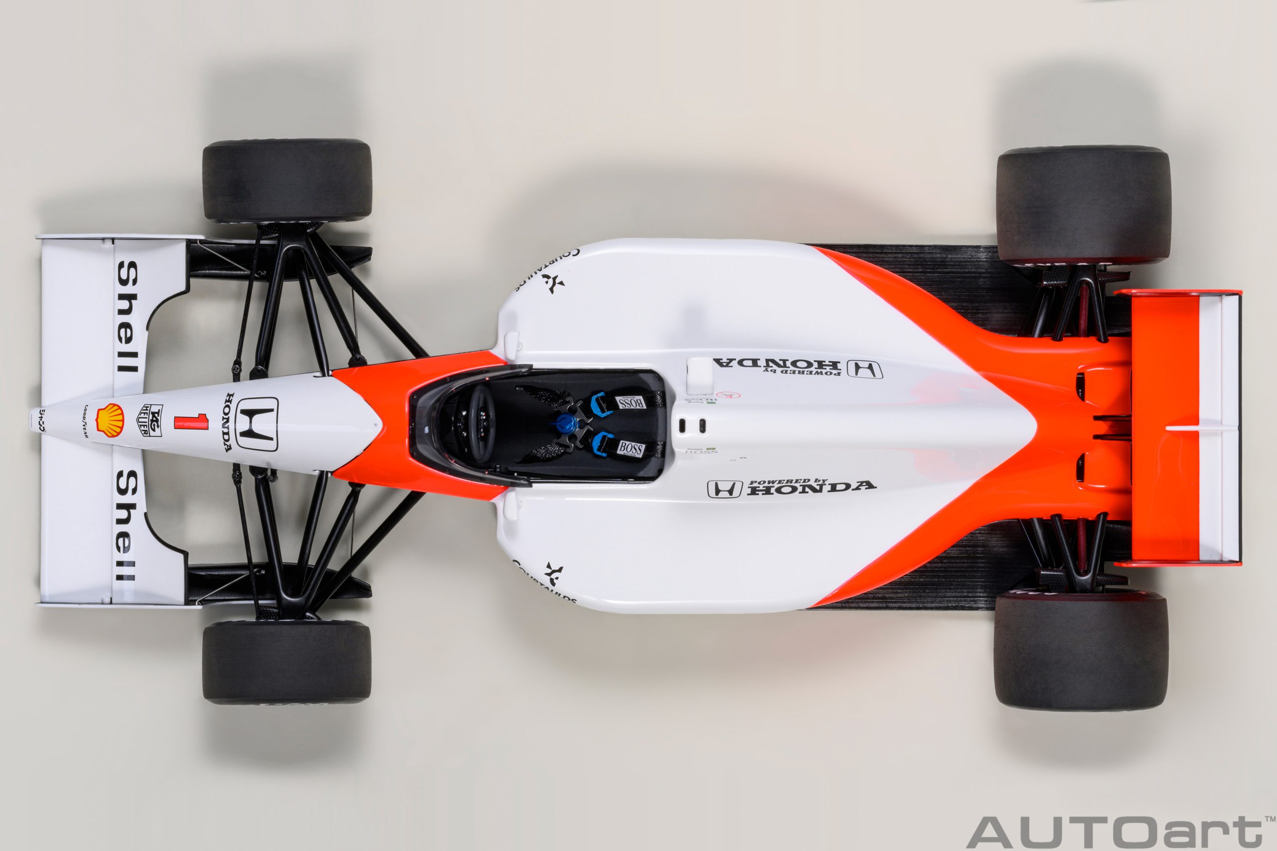 AUTOart McLaren Honda MP4/6 1991 Ayrton Senna #1 1:18 - Image 8