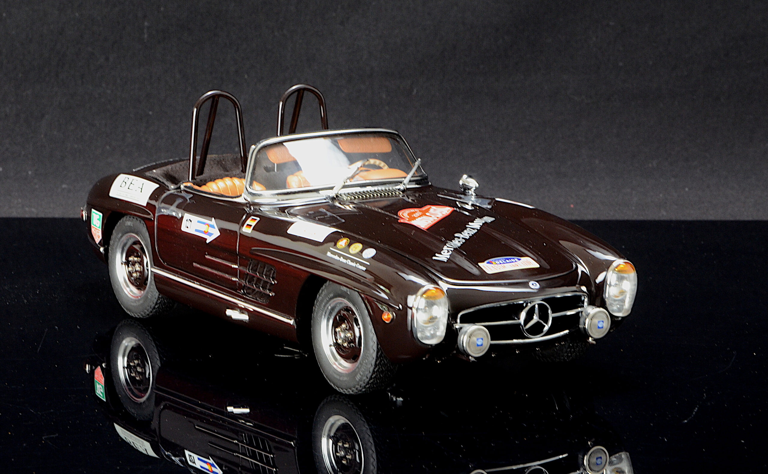 CMC Mercedes-Benz 300 SL,W198, Rallye Roadster brown Limited Edition 1500 Stück – Bild 13
