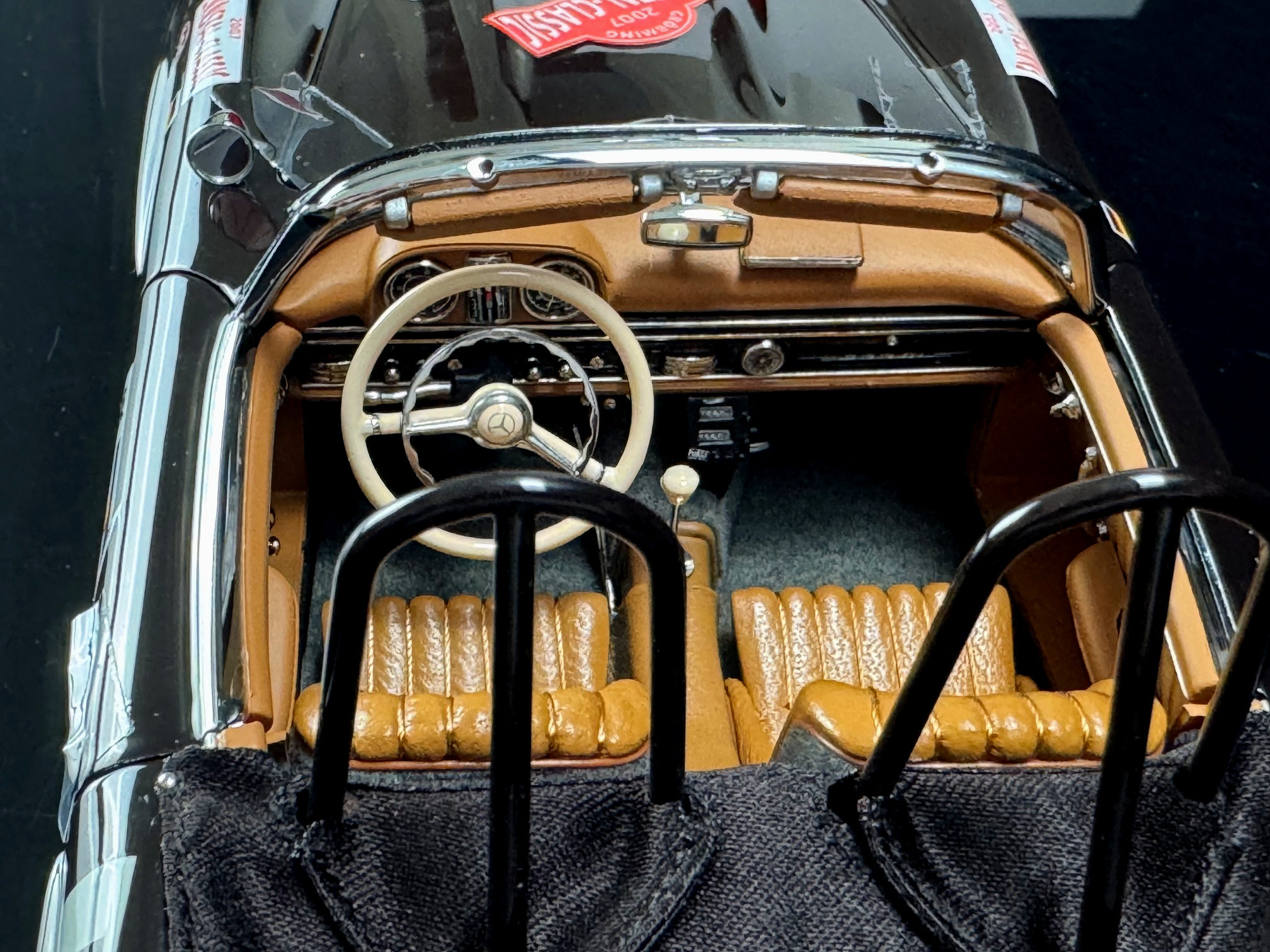 CMC Mercedes-Benz 300 SL,W198, Rallye Roadster brown Limited Edition 1500 Stück – Bild 8