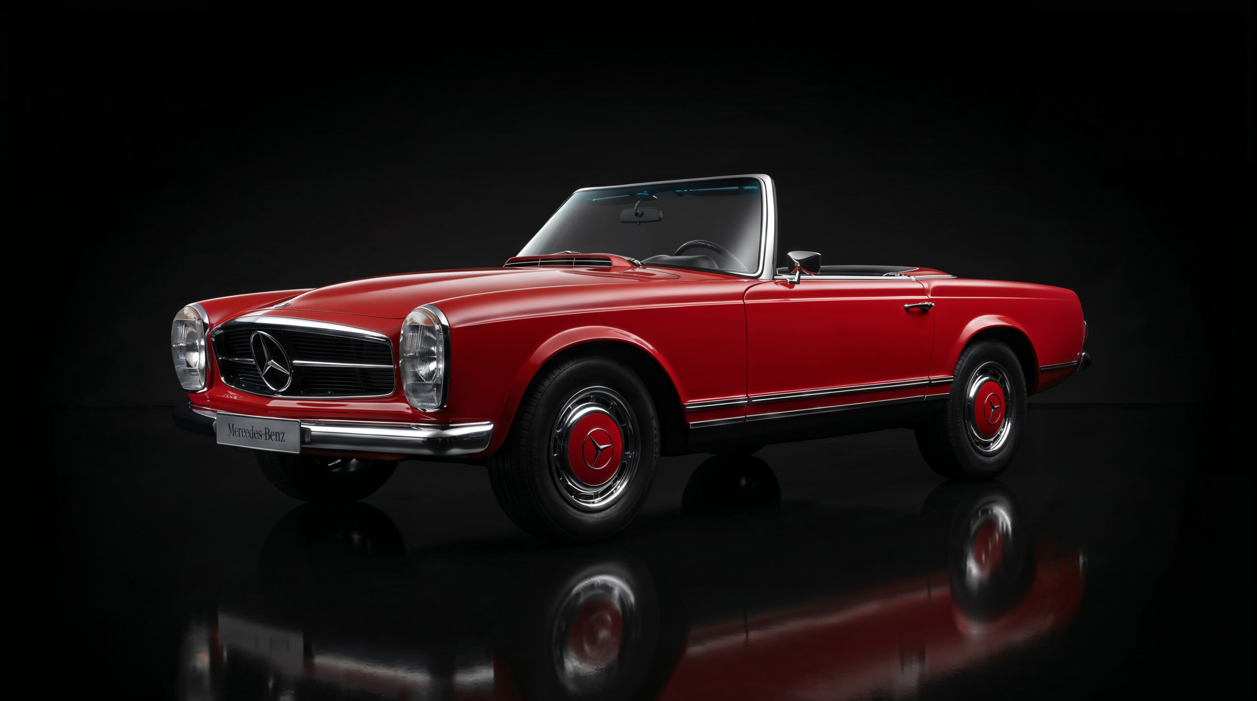 GT Spirit Mercedes-Benz 280 SL Pagode (W113) Rosso Segnale - 1/8