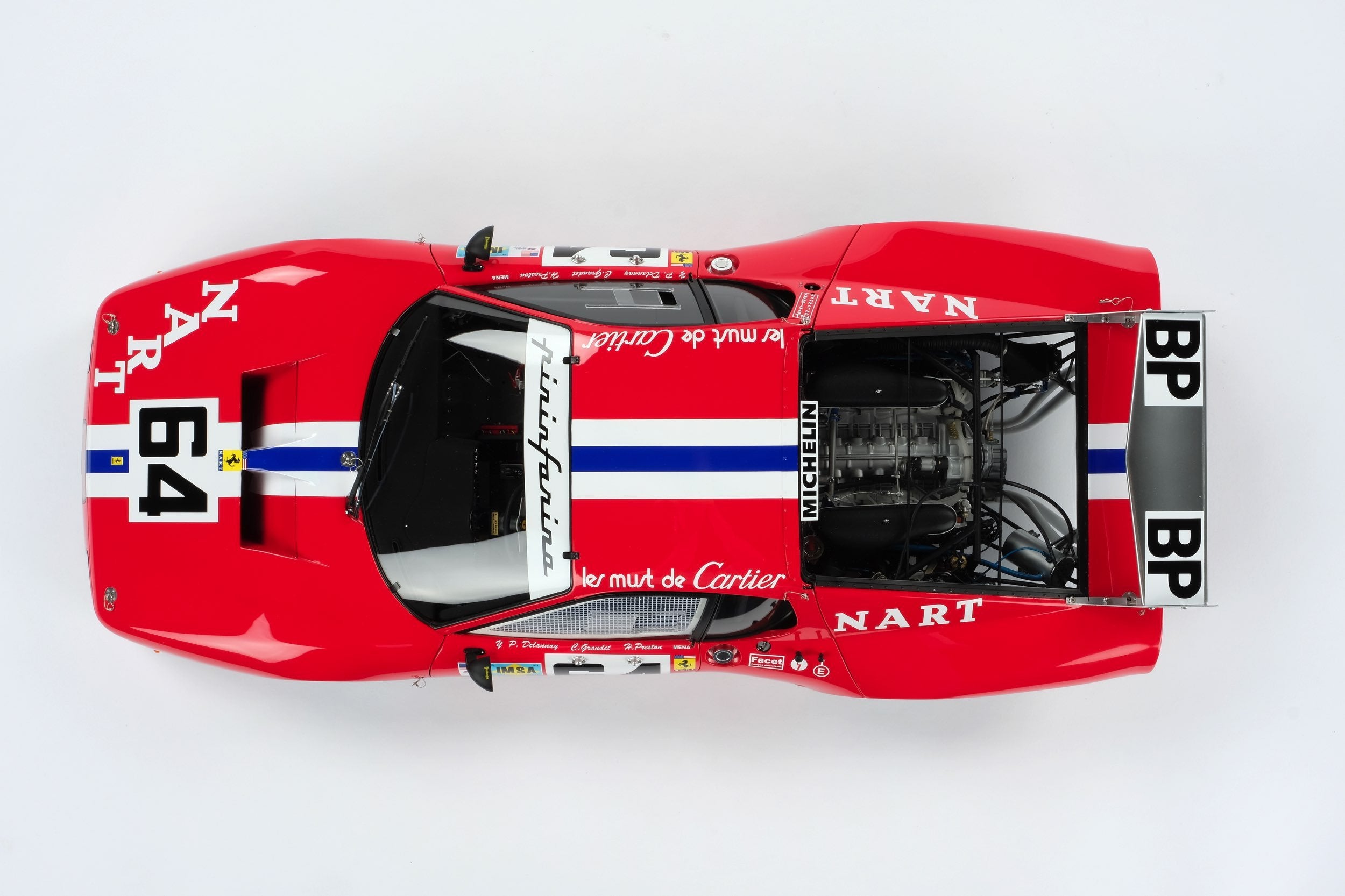Amalgam Ferrari 512 BB LM 1979 Le Mans - Rot | 1:8 - 画像7