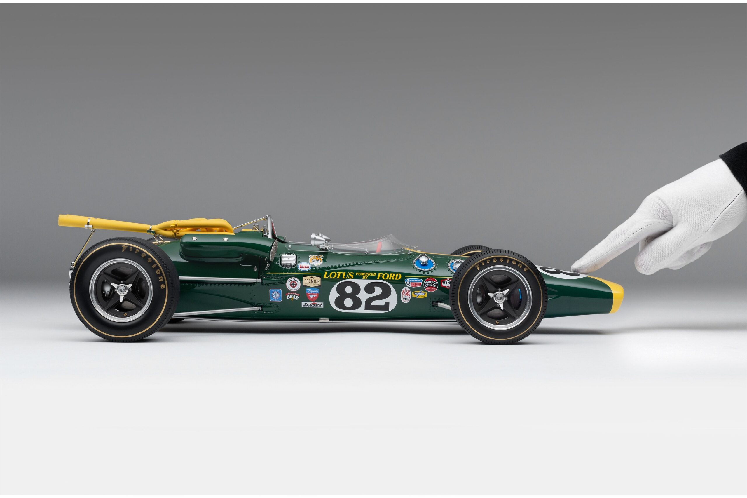 Amalgam Lotus 38 1965 Indianapolis 500 Winner - Orange | 1:8 – Bild 3