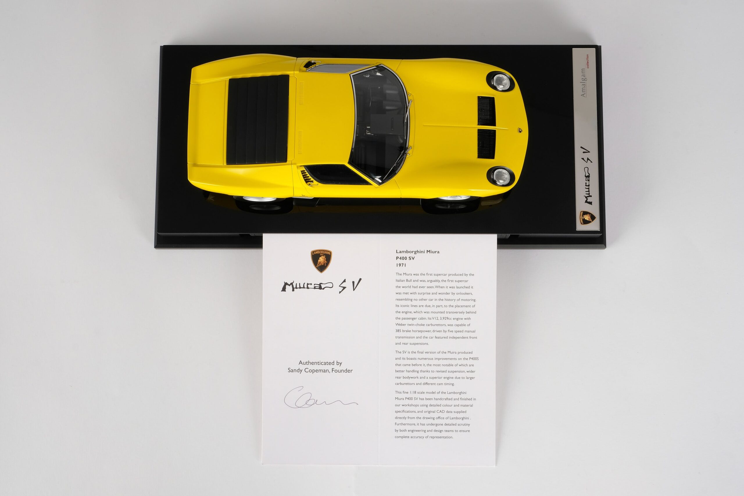 Amalgam Lamborghini Miura P400 SV | 1:18 – Bild 18
