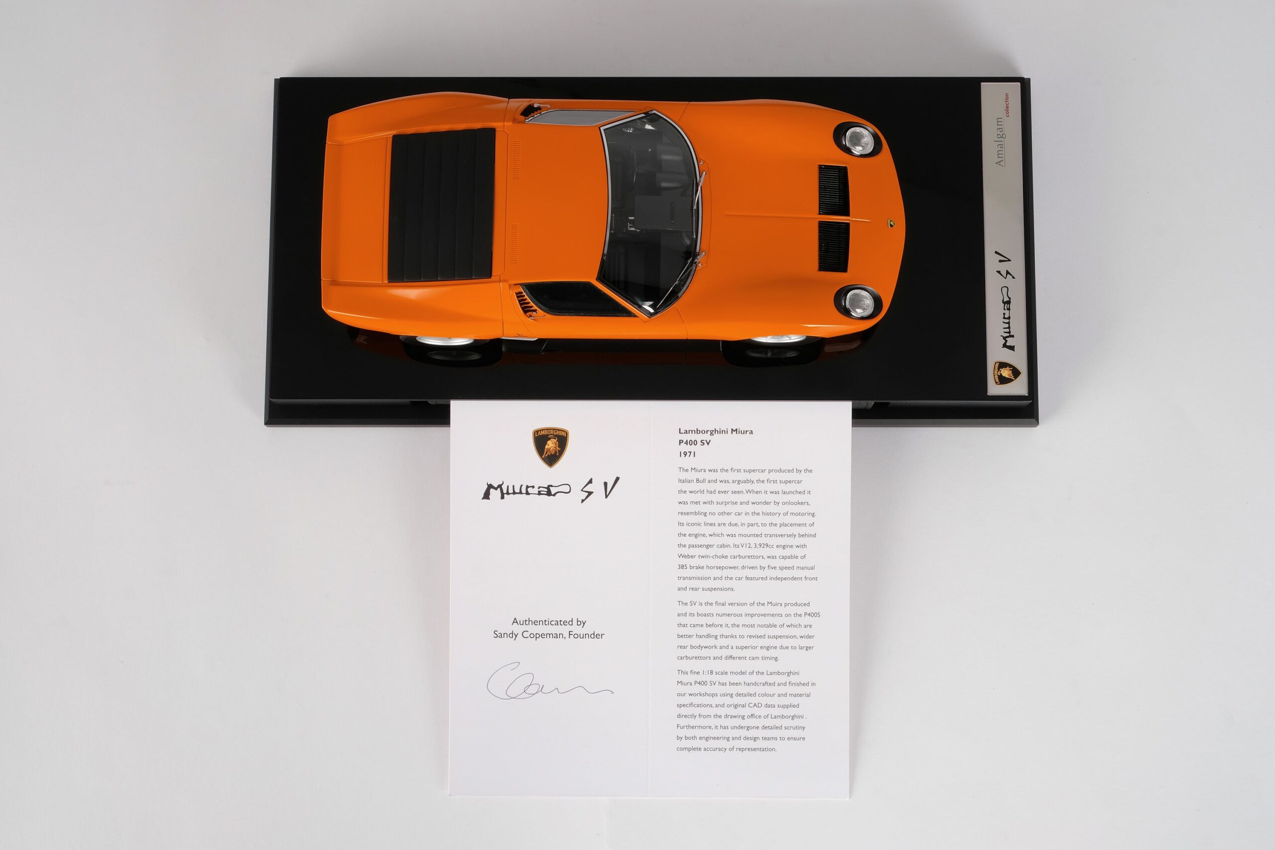 Amalgam Lamborghini Miura P400 SV | 1:18 – Bild 33