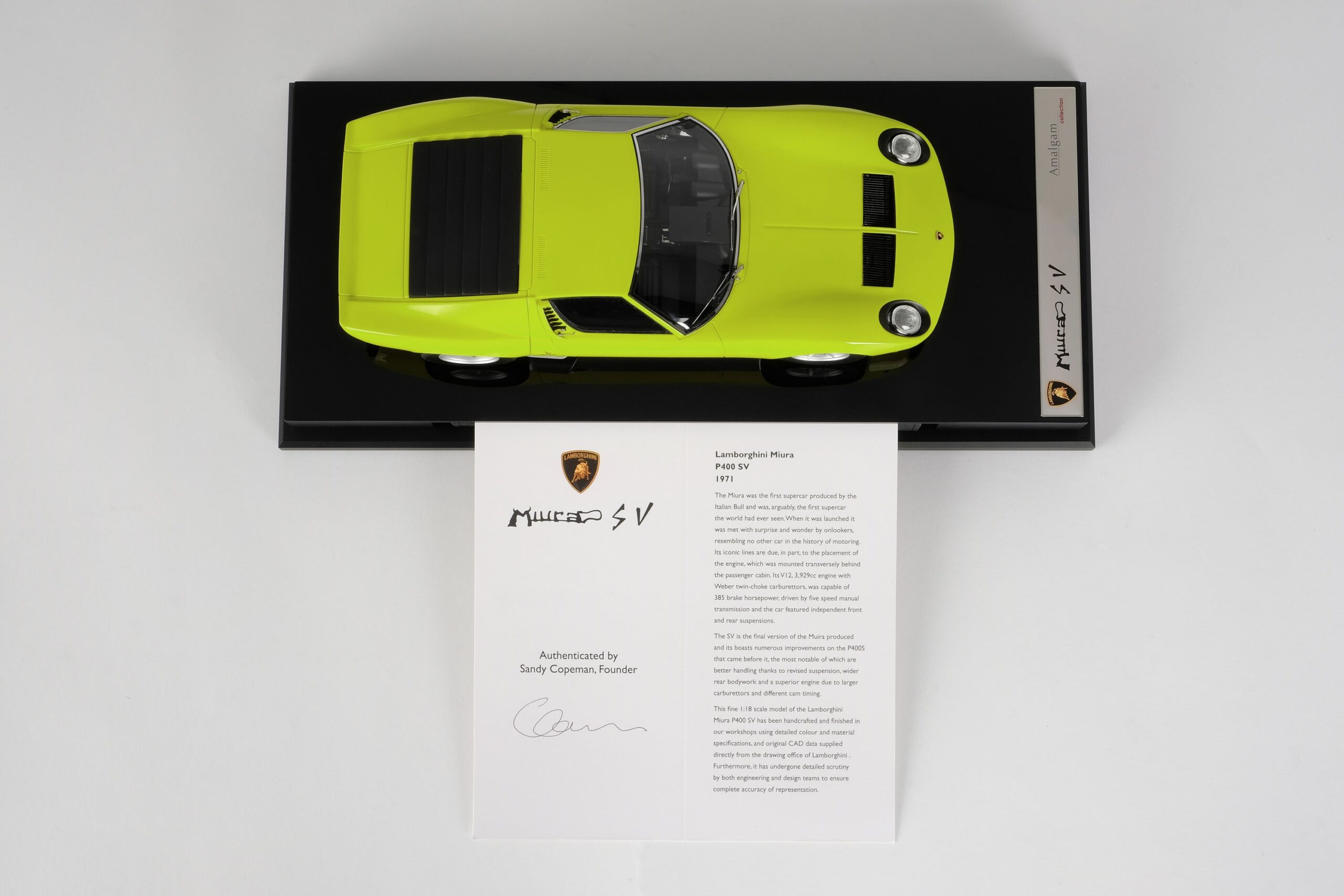 Amalgam Lamborghini Miura P400 SV | 1:18 – Bild 48