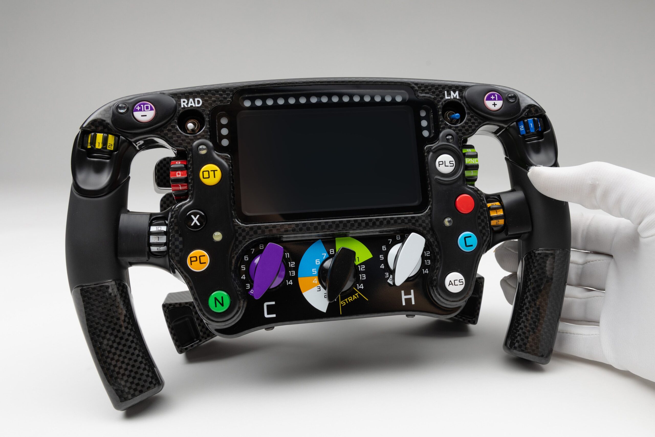 Amalgam McLaren MCL39 Lenkrad 2025 Lando Norris & Oscar Piastri | 1:1 - Image 4