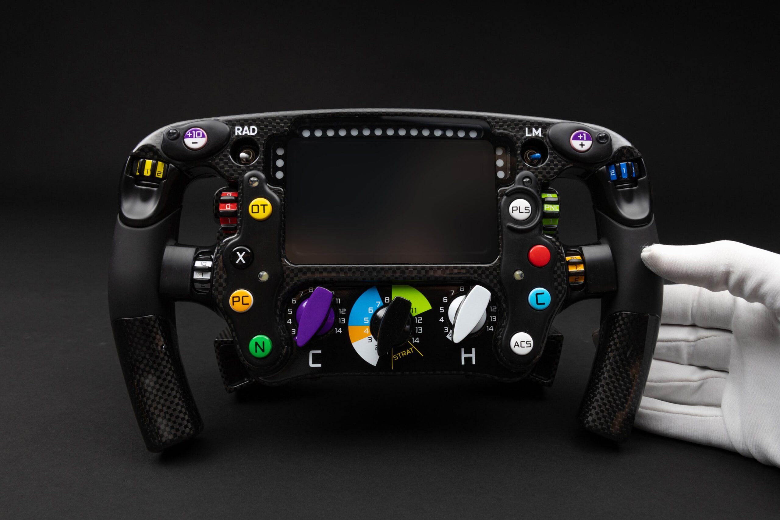 Amalgam McLaren MCL39 Lenkrad 2025 Lando Norris & Oscar Piastri | 1:1 - Image 3