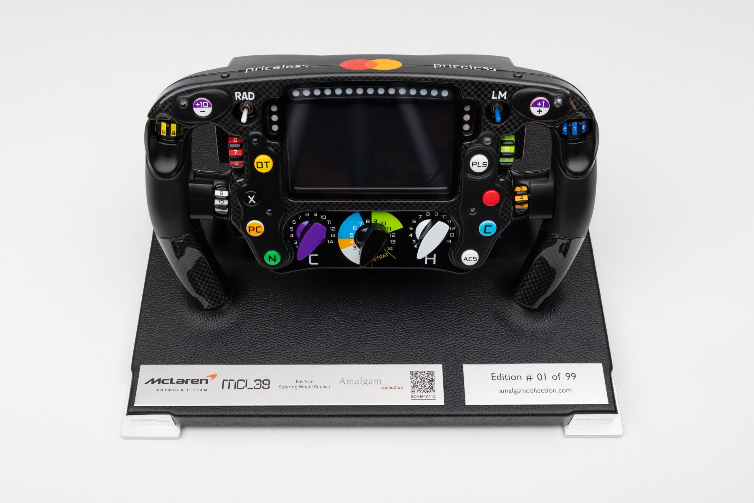 Amalgam McLaren MCL39 Lenkrad 2025 Lando Norris & Oscar Piastri | 1:1 - Image 18