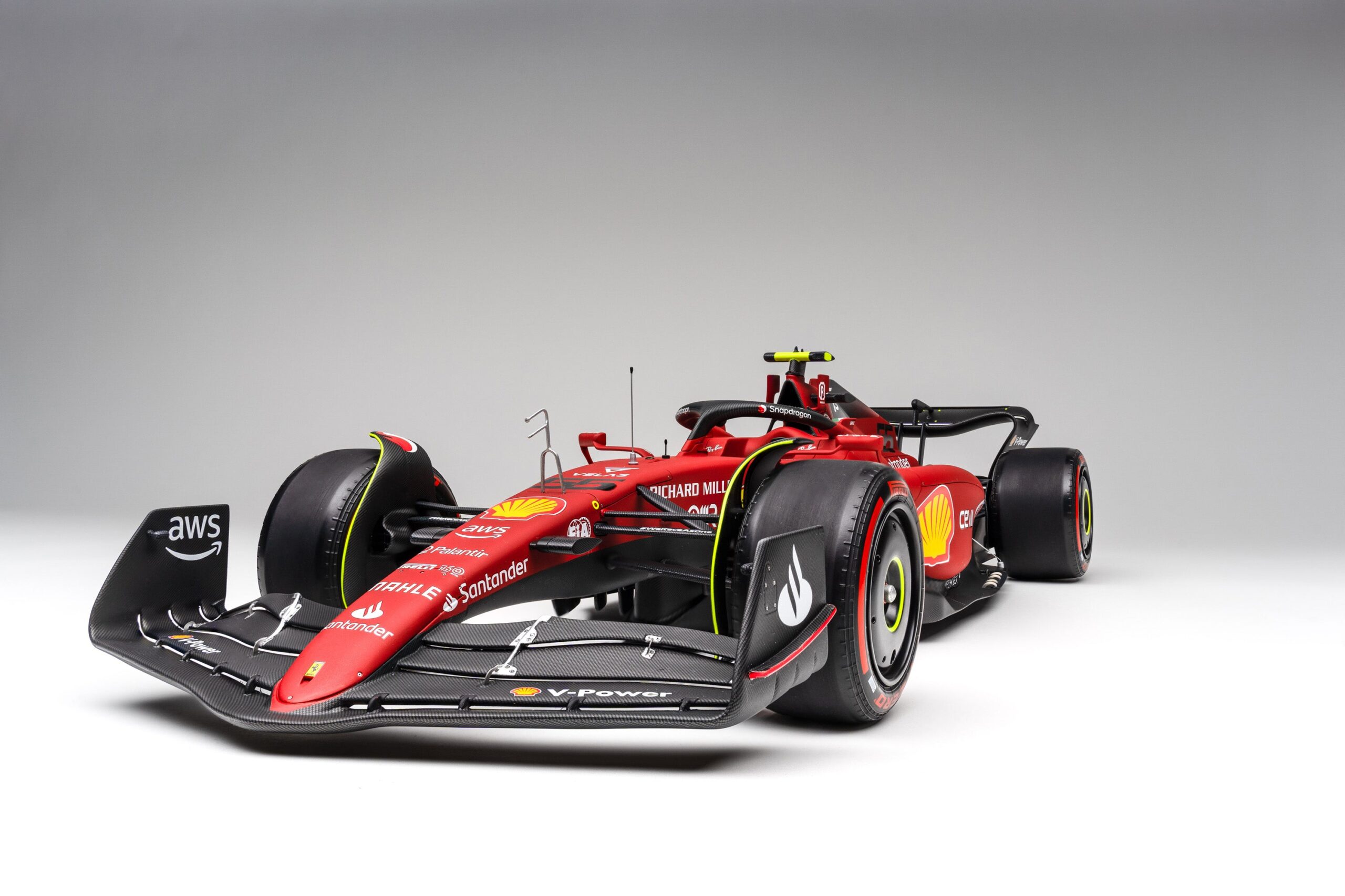 Amalgam Ferrari F1-75 2022 Bahrain Grand Prix - Dunkelrot | 1:8 - Image 9