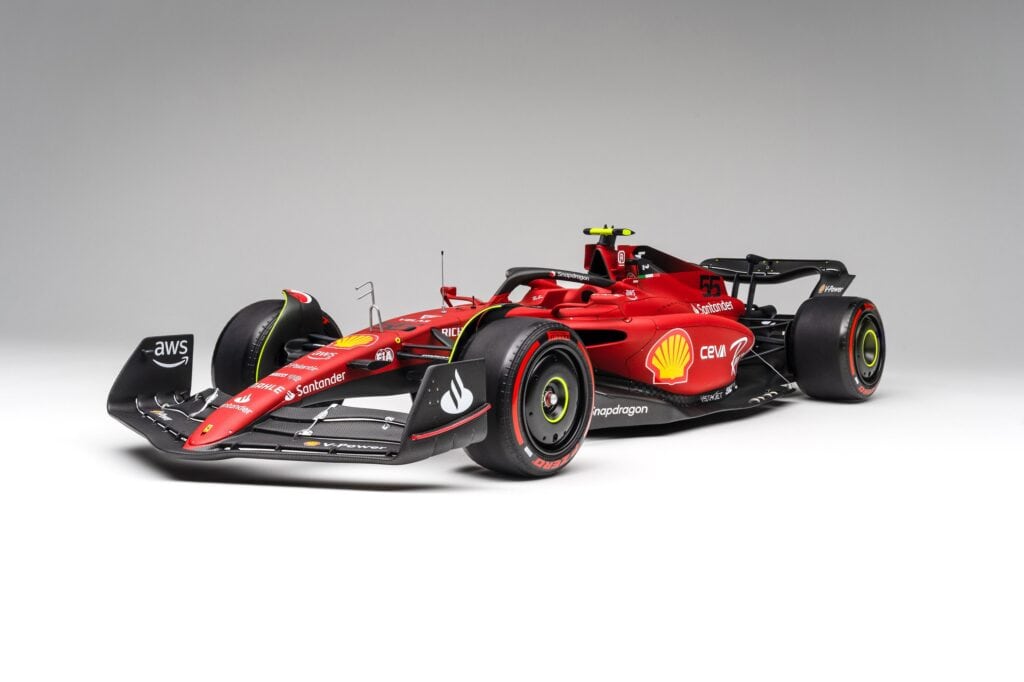 Amalgam フェラーリ F1-75 2022 バーレーンGP - ダークレッド | 1:8