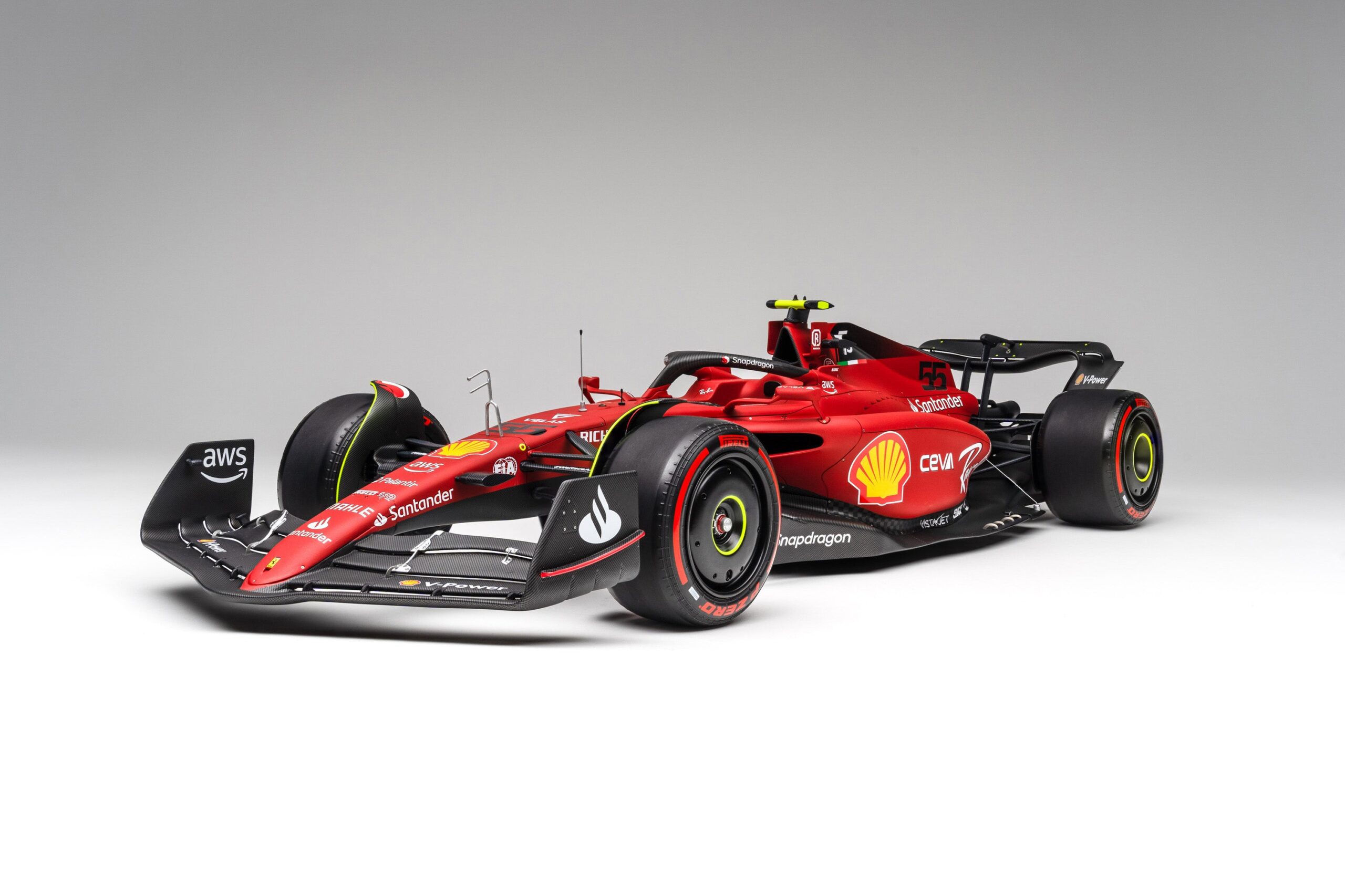 Amalgam Ferrari F1-75 2022 Bahrain Grand Prix – Dark Red | 1:8