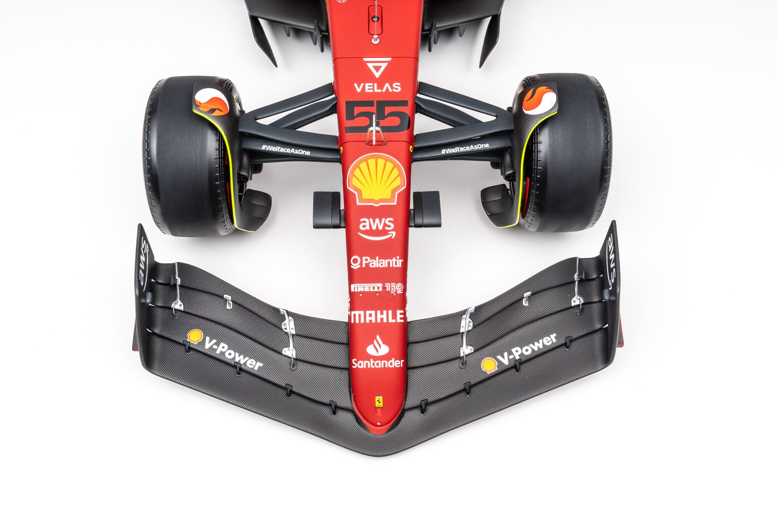 Amalgam Ferrari F1-75 2022 Bahrain Grand Prix - Dunkelrot | 1:8 - Image 4