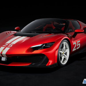 MR Collection Ferrari 296 Speciale - Magma Red with White Livery | 1:12