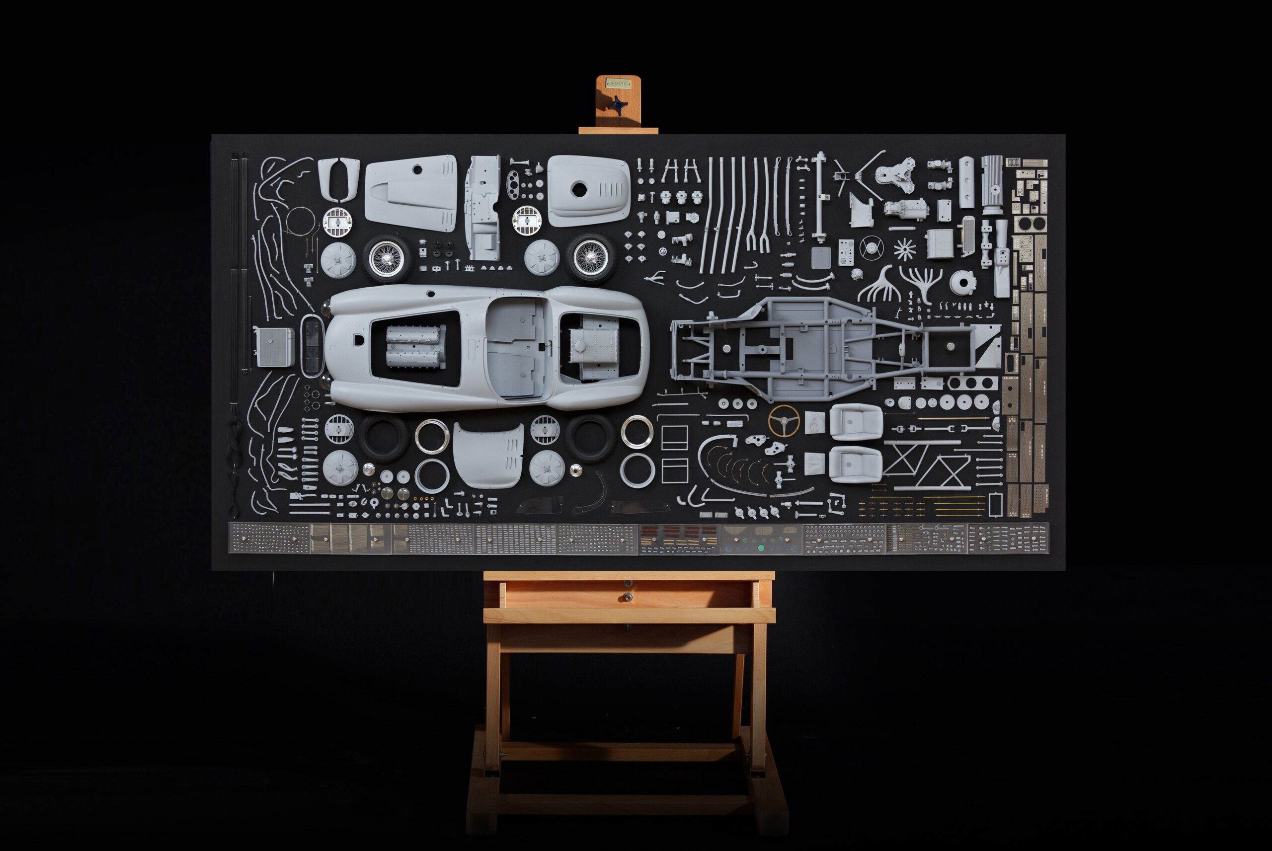 Amalgam Ferrari 375 Plus Teile-Display - Rot | 1:8 - 画像3