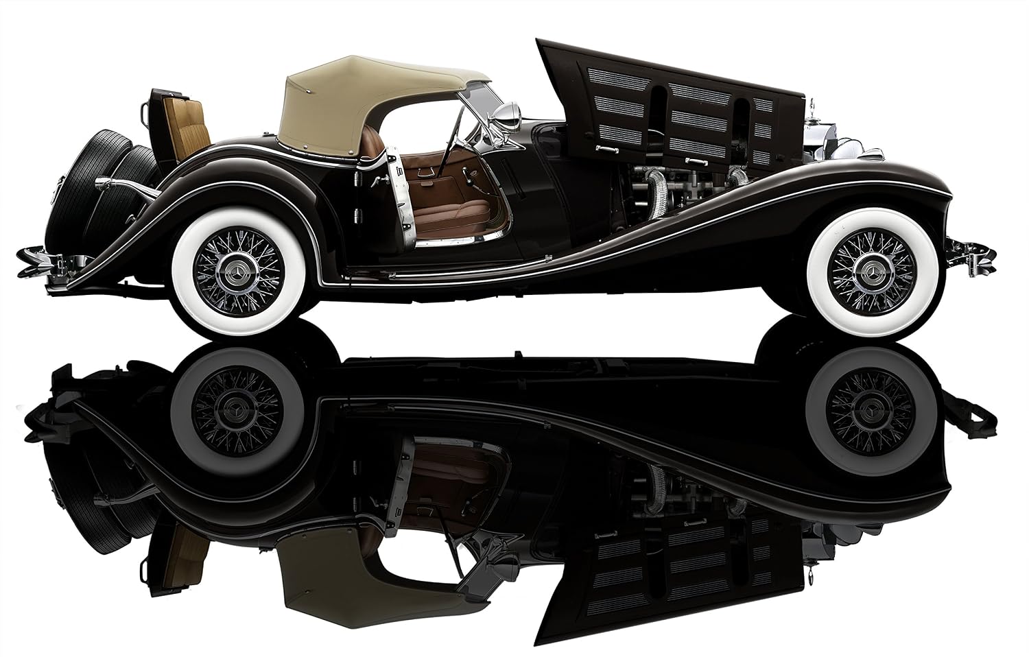 Bauer Mercedes 500 K Special Roadster 1/12 - Image 6