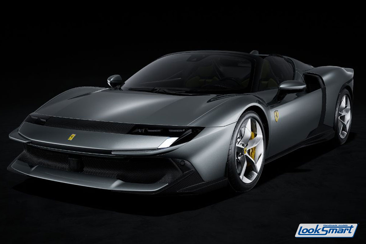 MR Collection Ferrari Testarossa Spider - Competition Grey | 1:12