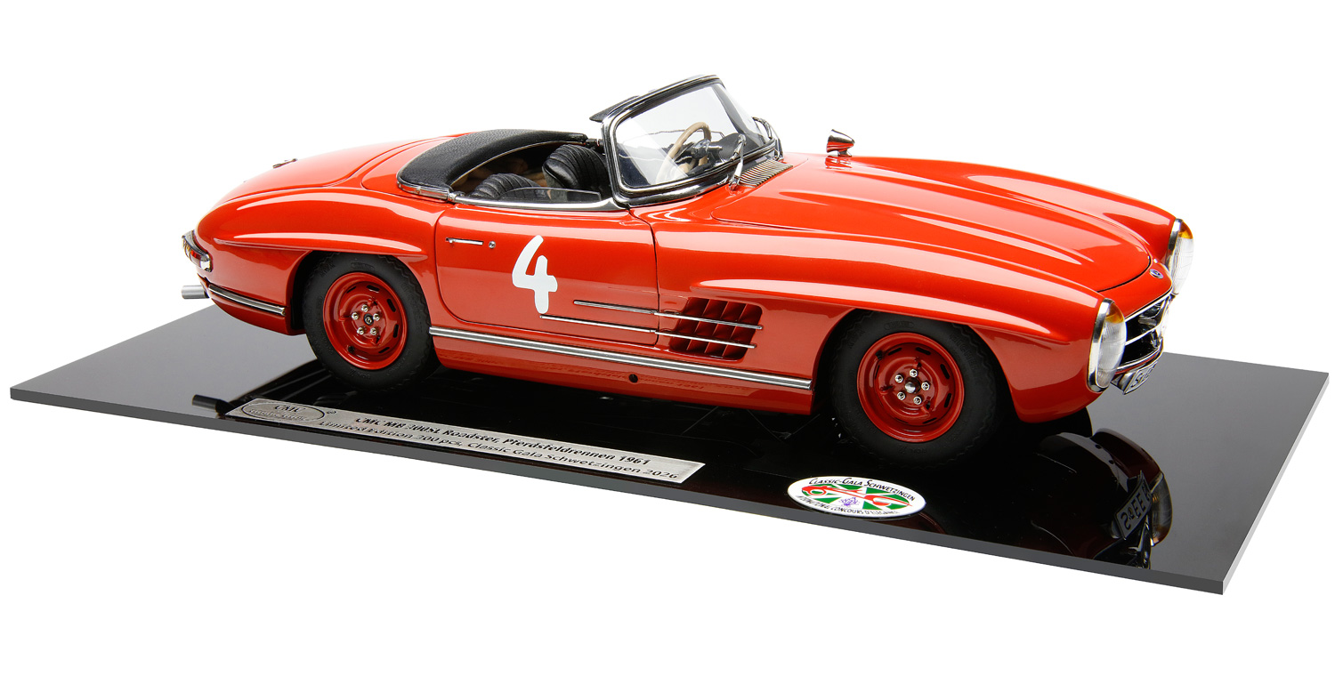 CMC Mercedes-Benz 300 SL Roadster, Rennvariante, CGS 2026, rot, #4 Limited Edition 300 Stück