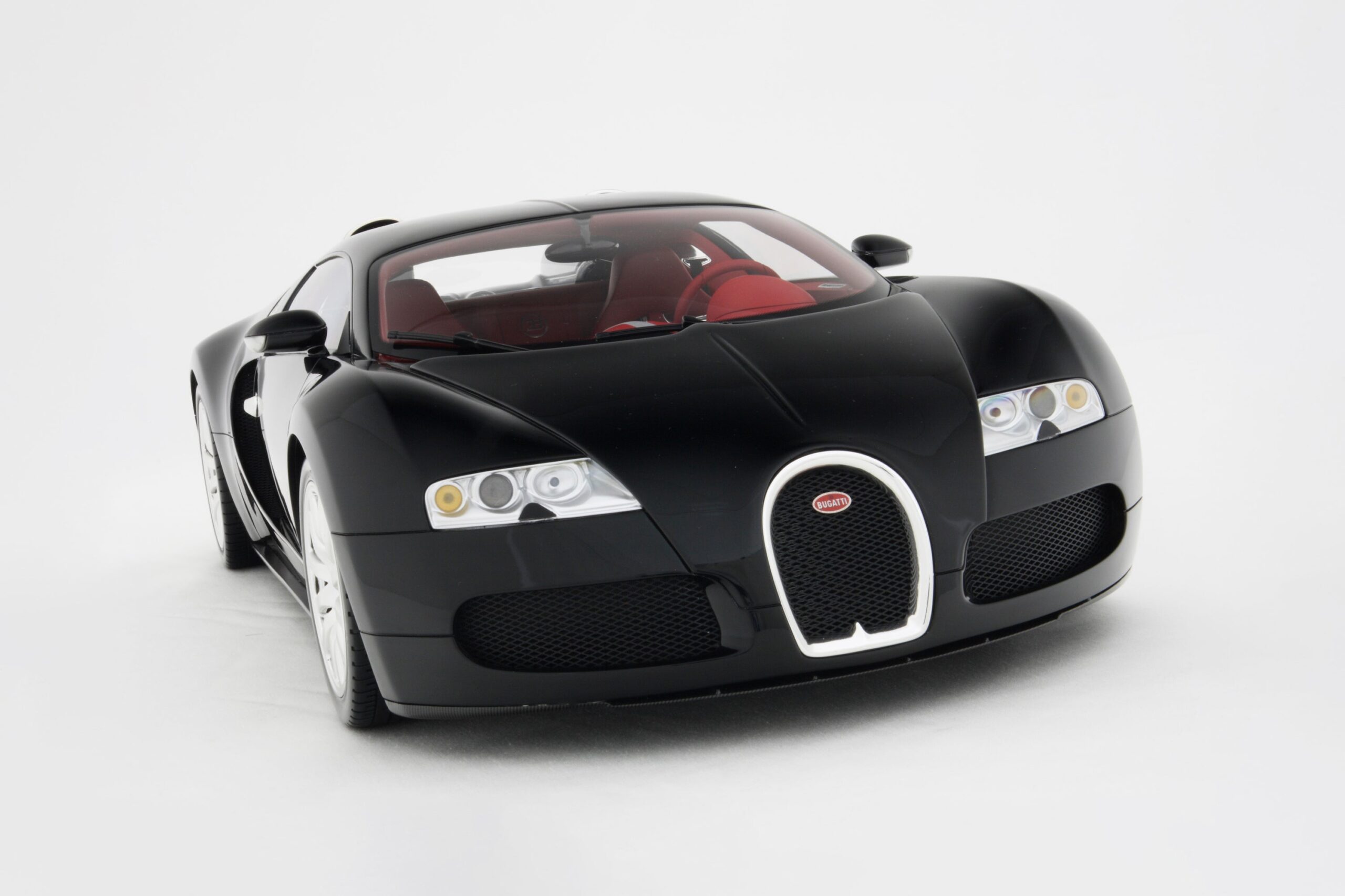 Amalgam Bugatti Veyron (2005) - Schwarz/Rot | 1:8