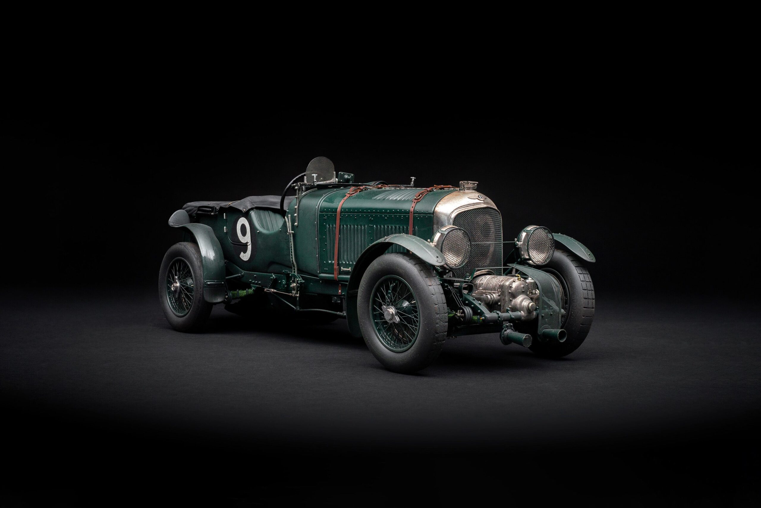 Amalgam Bentley Blower 1930 Le Mans Birkin & Chassagne Race Weathered - Grün | 1:8 – Bild 2
