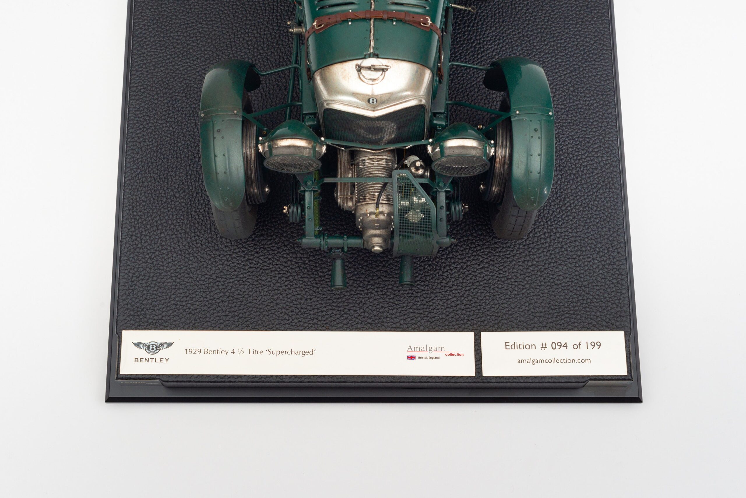Amalgam Bentley Blower 1930 Le Mans Birkin & Chassagne Race Weathered - Grün | 1:8 – Bild 20