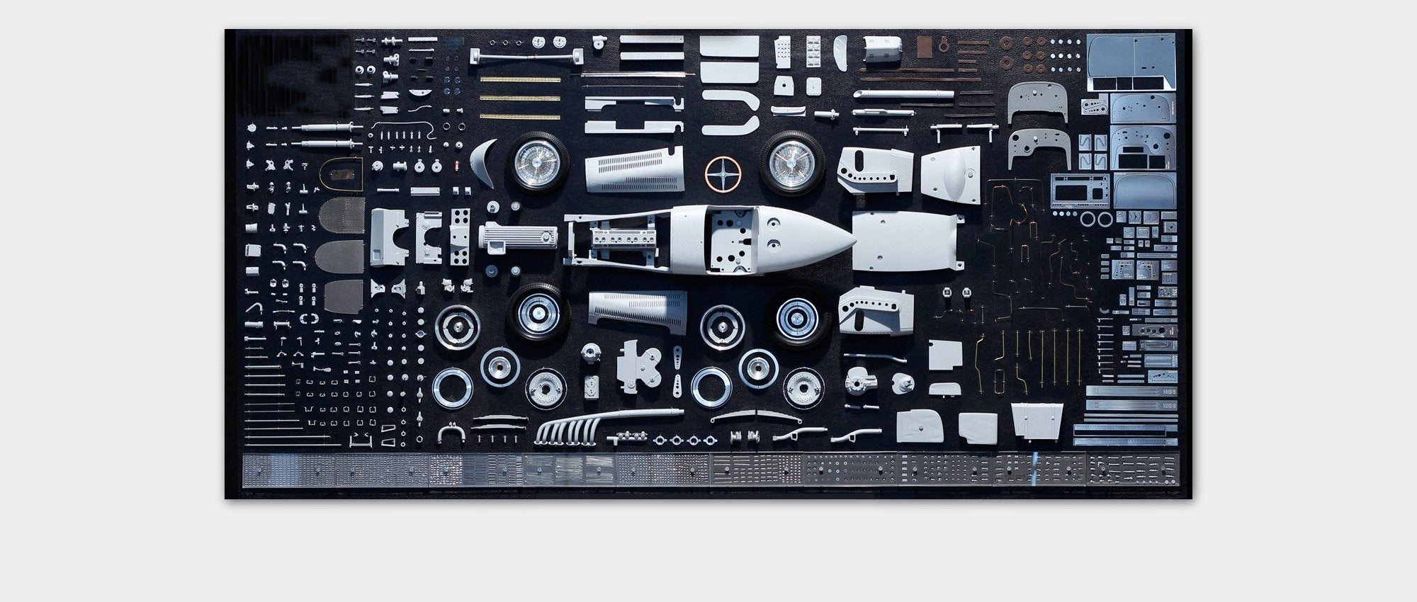 Amalgam Bugatti Type 59 Model Parts Display | 1:8 – Bild 2