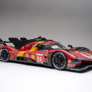 Amalgam Ferrari 499P 2023 Le Mans Winner Race Weathered - Rot | 1:5