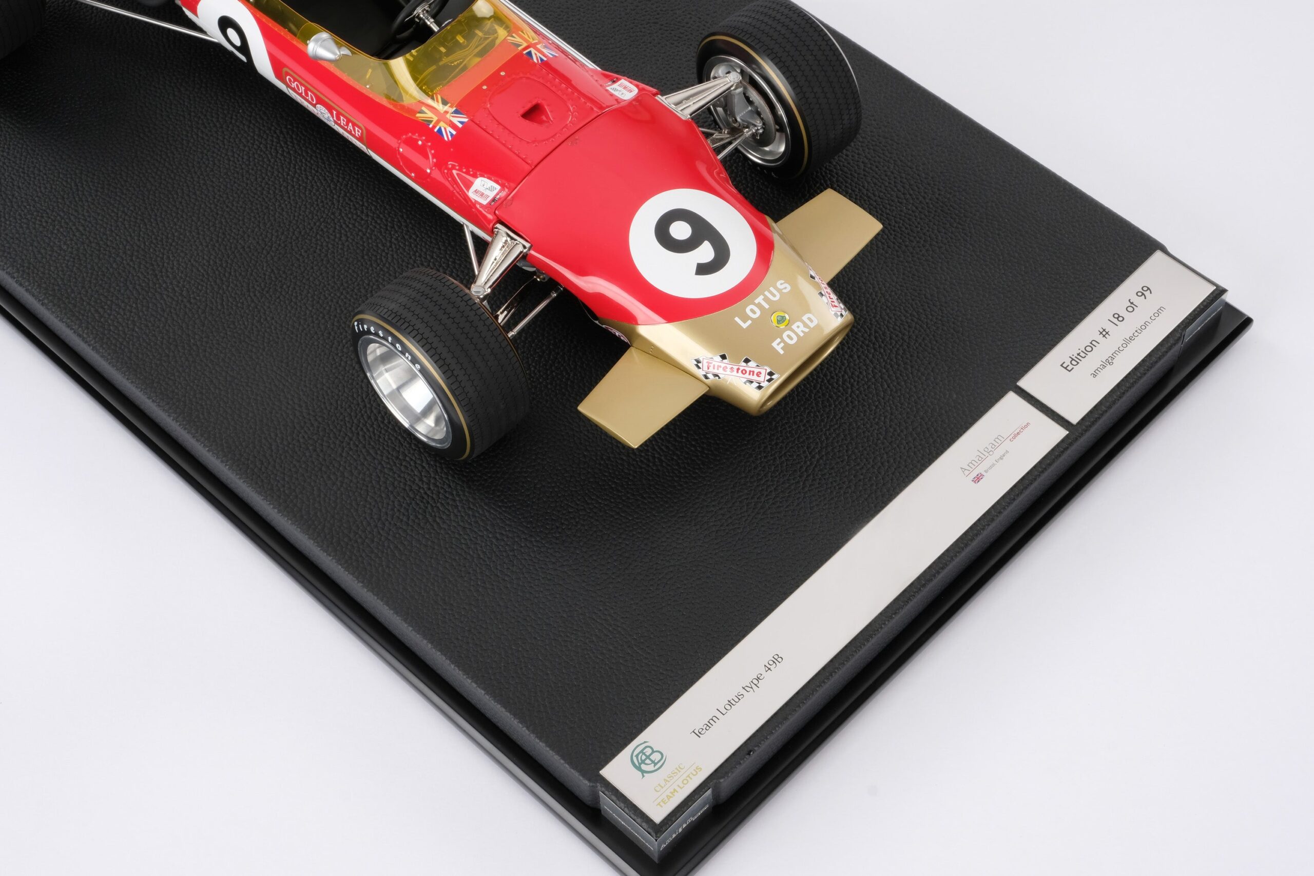 Amalgam Lotus 49B 1968 Monaco Grand Prix Winner Graham Hill - Rot | 1:8 – Bild 21