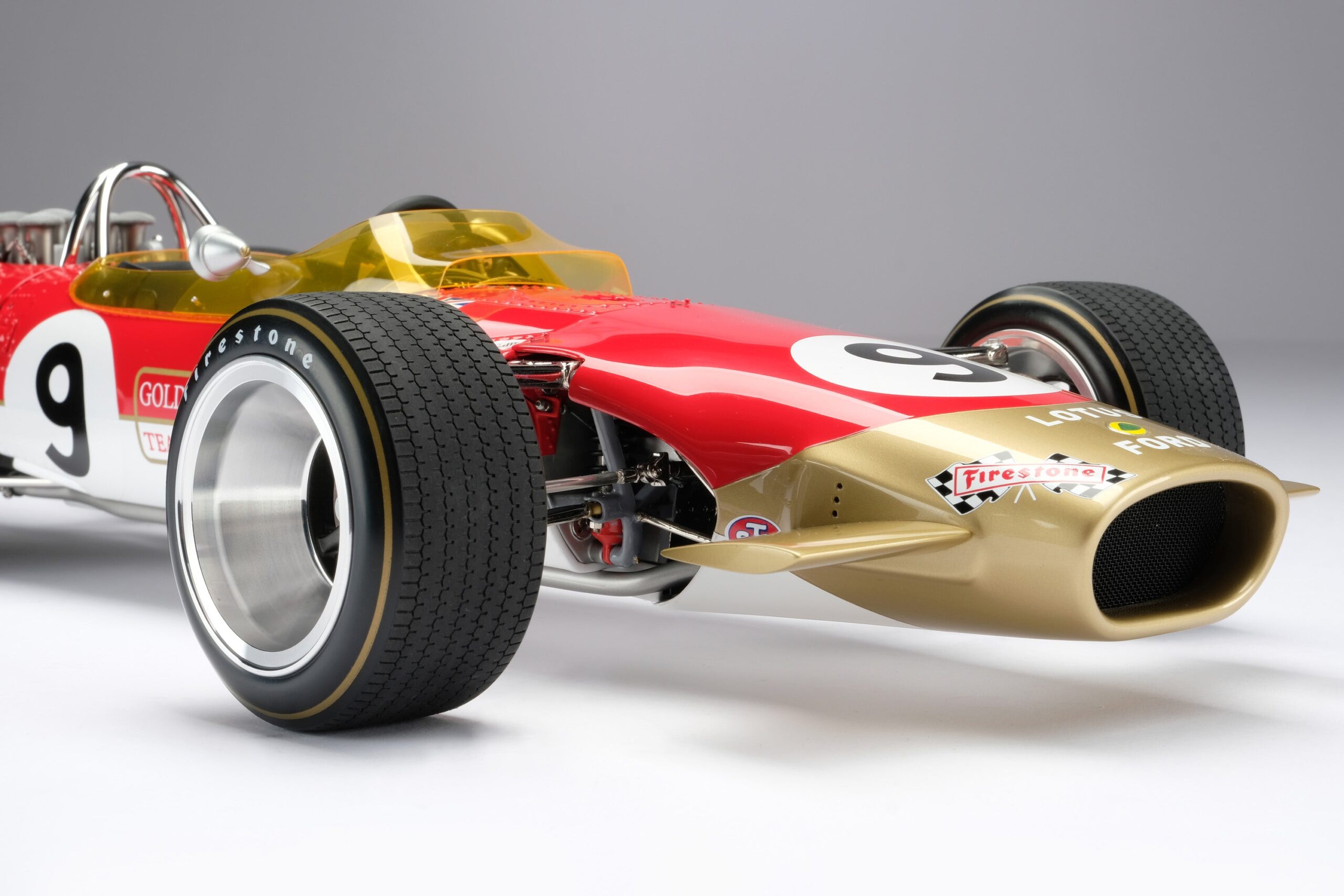 Amalgam Lotus 49B 1968 Monaco Grand Prix Winner Graham Hill - Rot | 1:8 – Bild 13